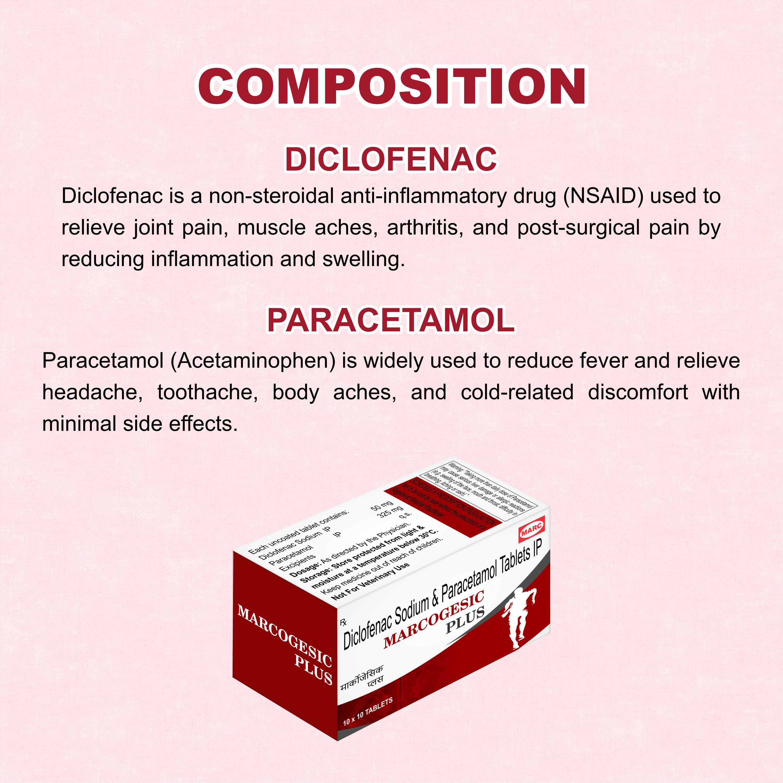 Marcogesic Plus Tablets – Fast Relief from Joint, Muscle & Arthritic Pain