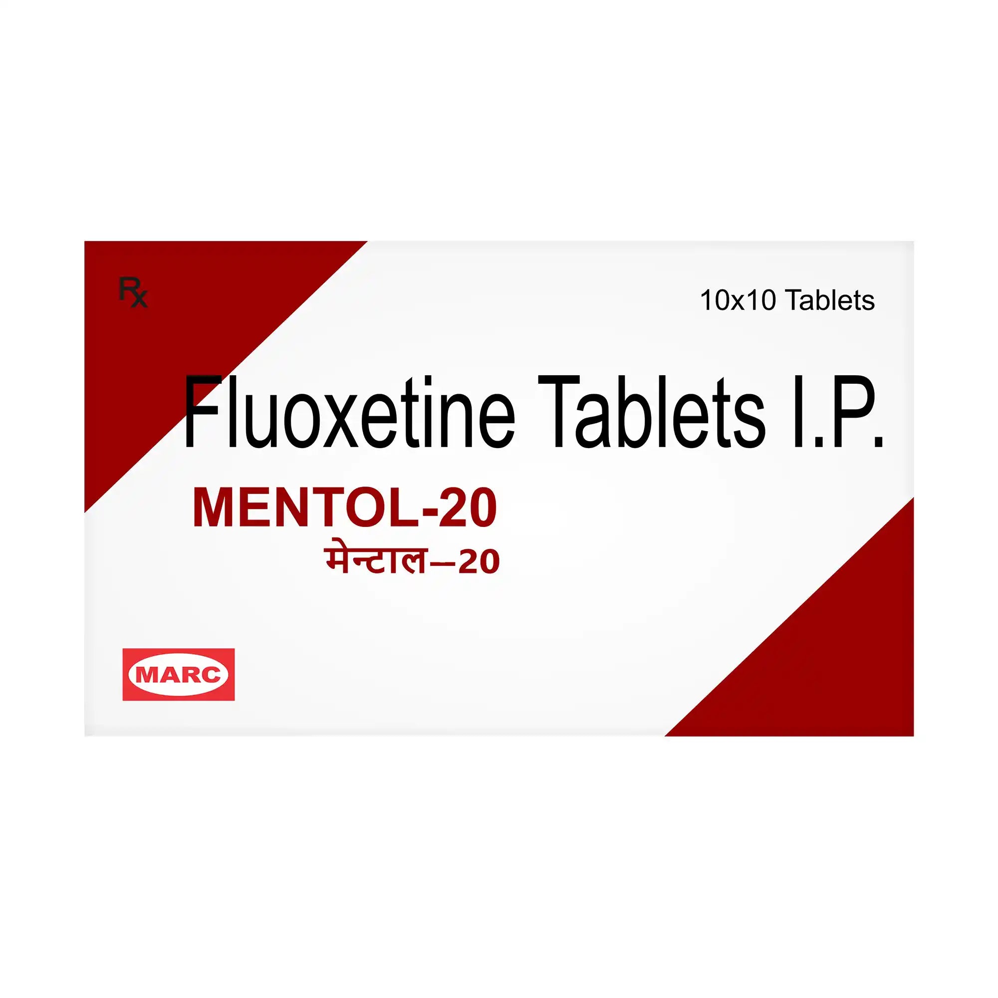 Mentol-20 Escitalopram 20mg Tablet – Depression, Anxiety & OCD Treatment