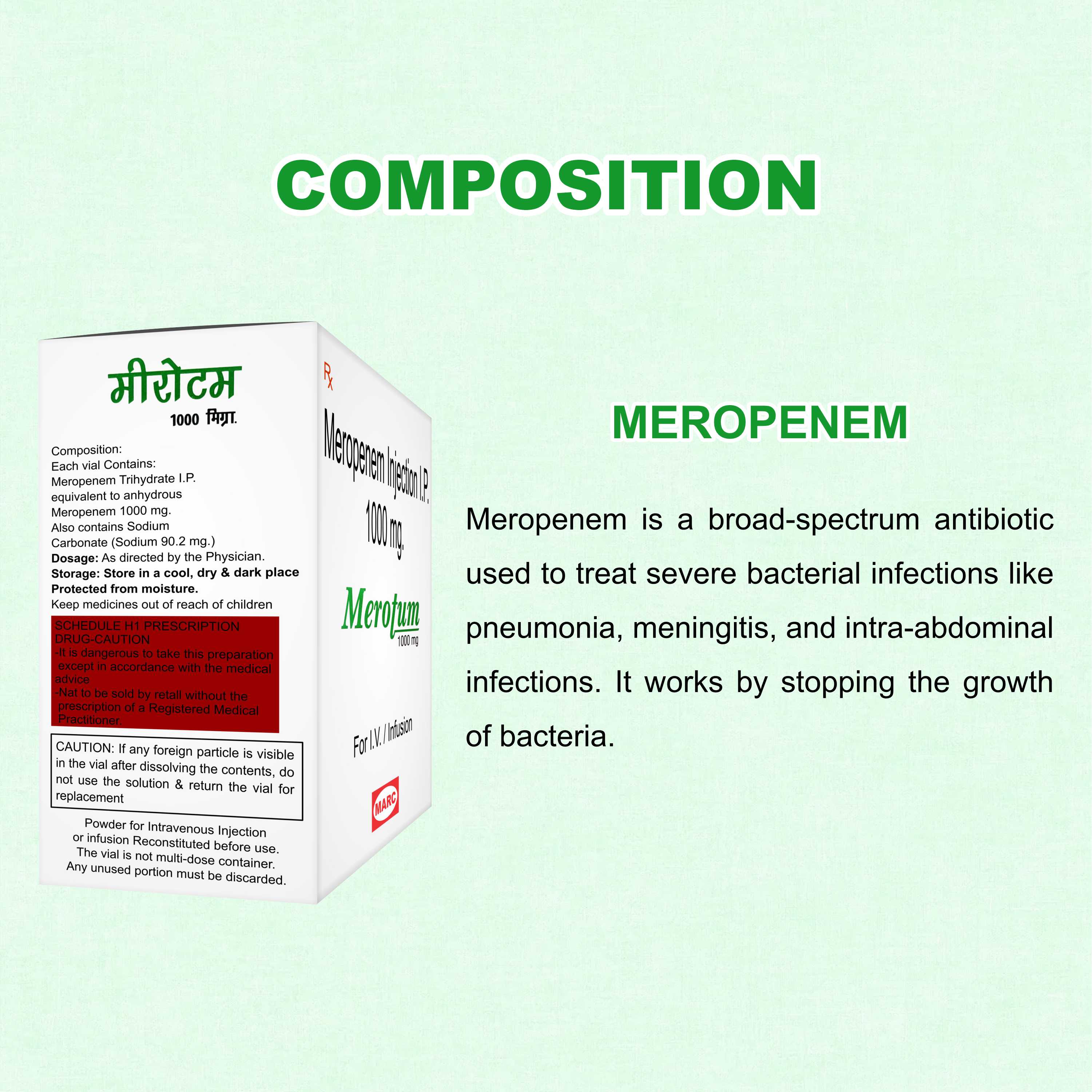 Merotum Injection – Powerful Antibiotic for Severe Infections