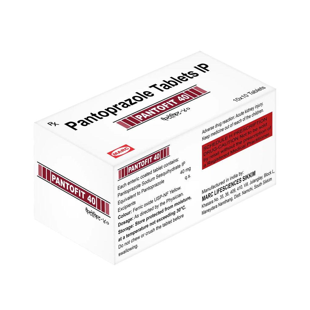 Pantofit-40 Pantoprazole 40mg Tablet – Acidity, GERD & Stomach Ulcer Relief