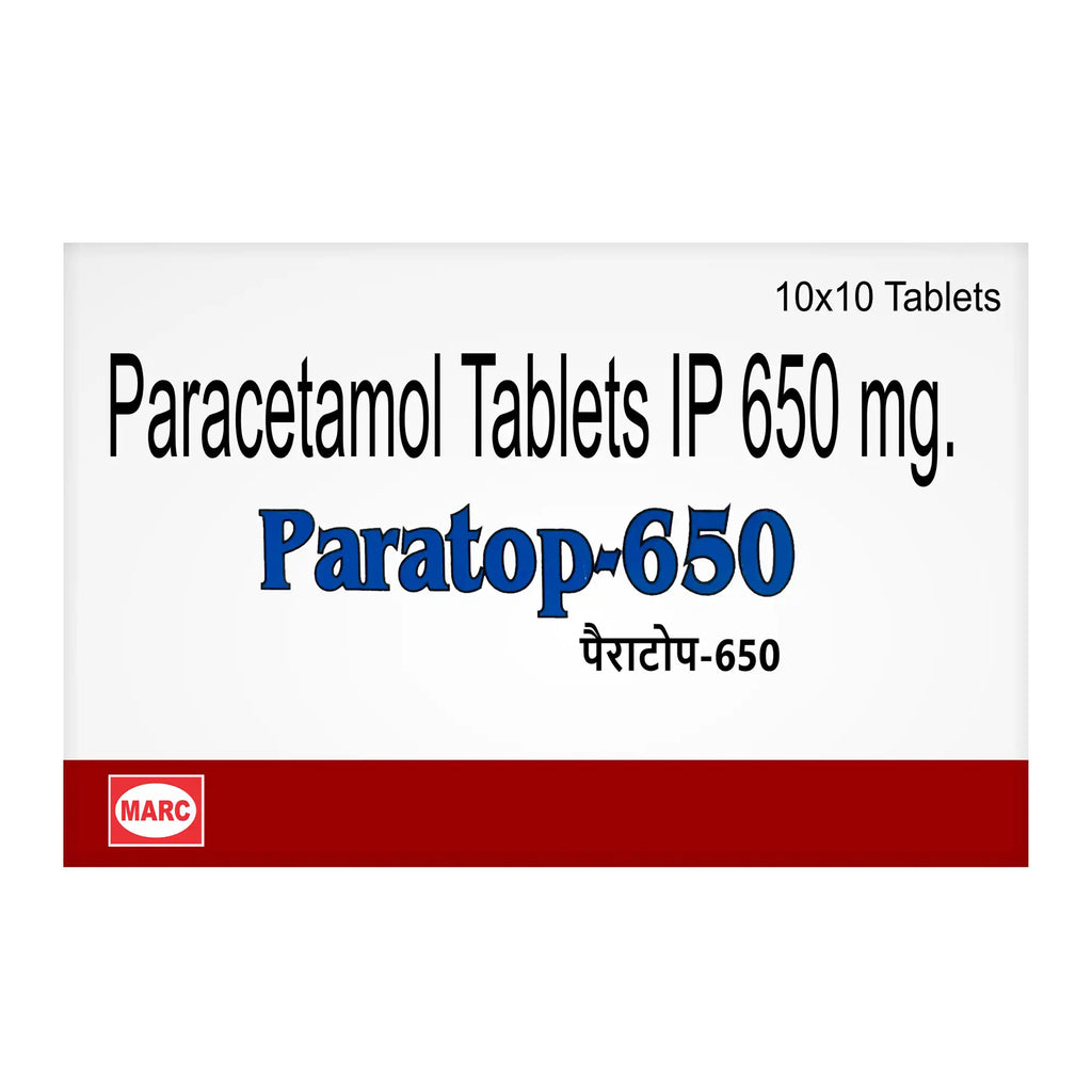 Paratop 650mg – Fast & Effective Pain Relief & Fever Reducer