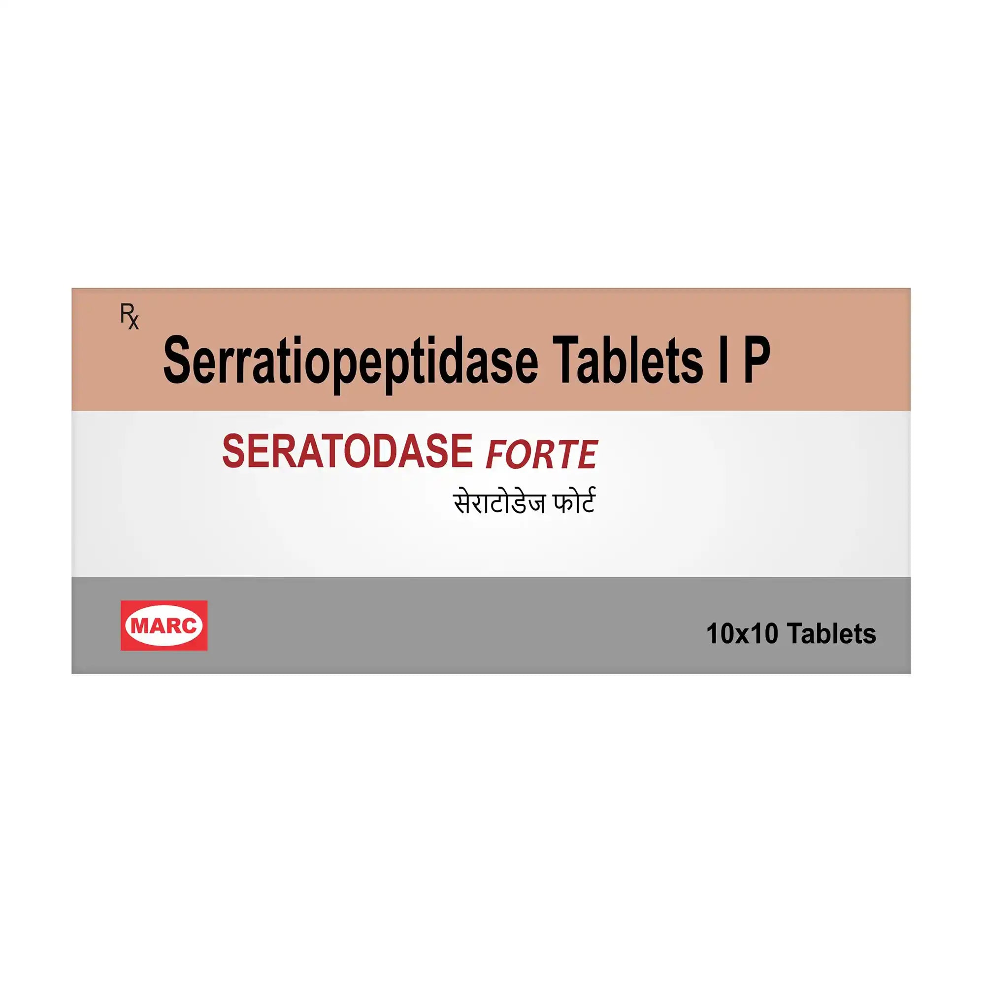 Seratodase Forte Serratiopeptidase Tablet – Post-Surgery Swelling, Scar & Inflammation Relief