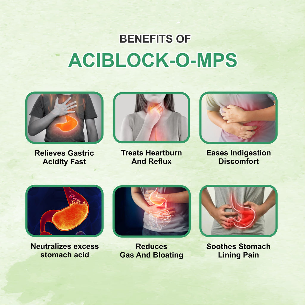 Aciblock-O Antacid Syrup – Acidity, Burping & Gastric Pain Relief with Oxetacaine