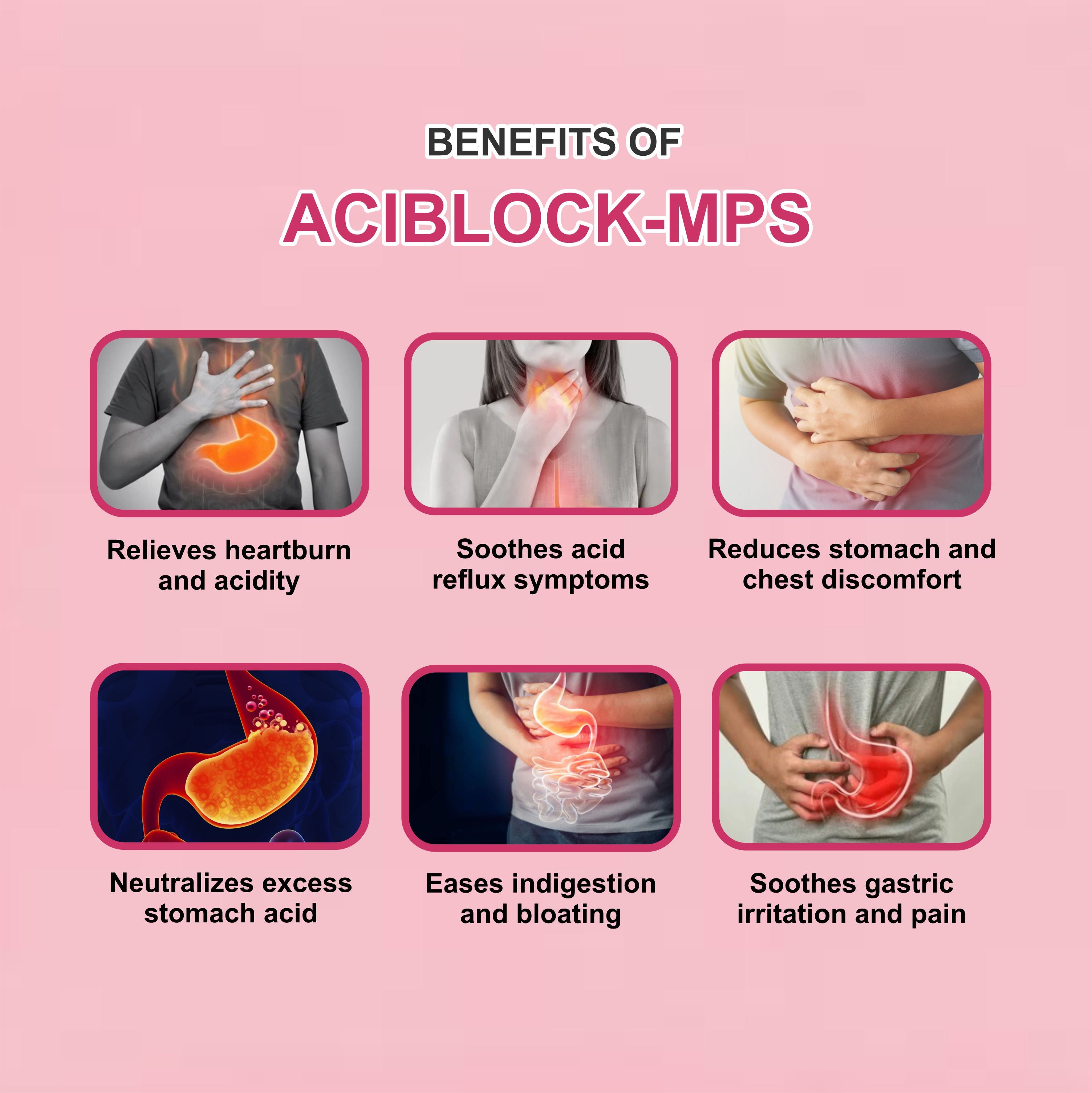 Aciblock MPS Antacid Syrup 170ml – Acidity, Heartburn & Bloating Relief