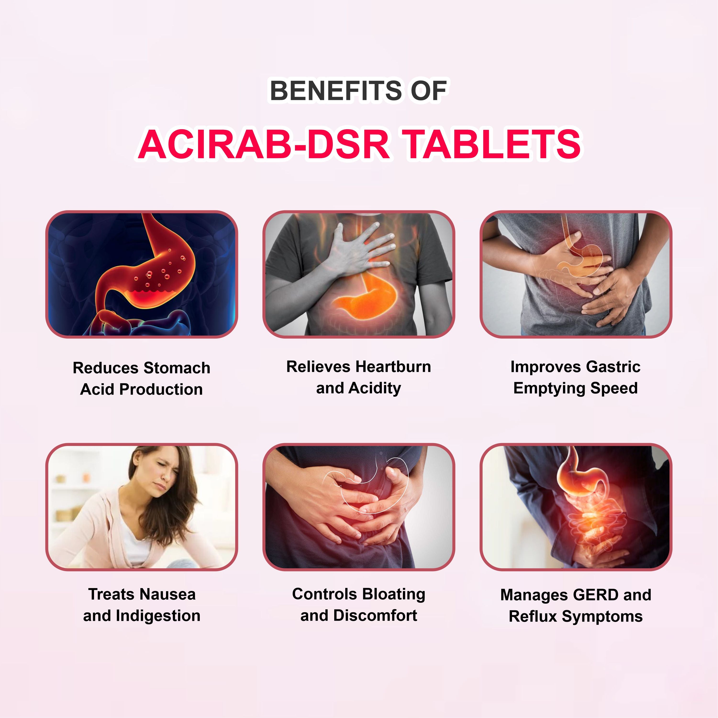 Marc Acirab DSR Capsules – Relief from Acidity, Heartburn & Gastric Discomfort