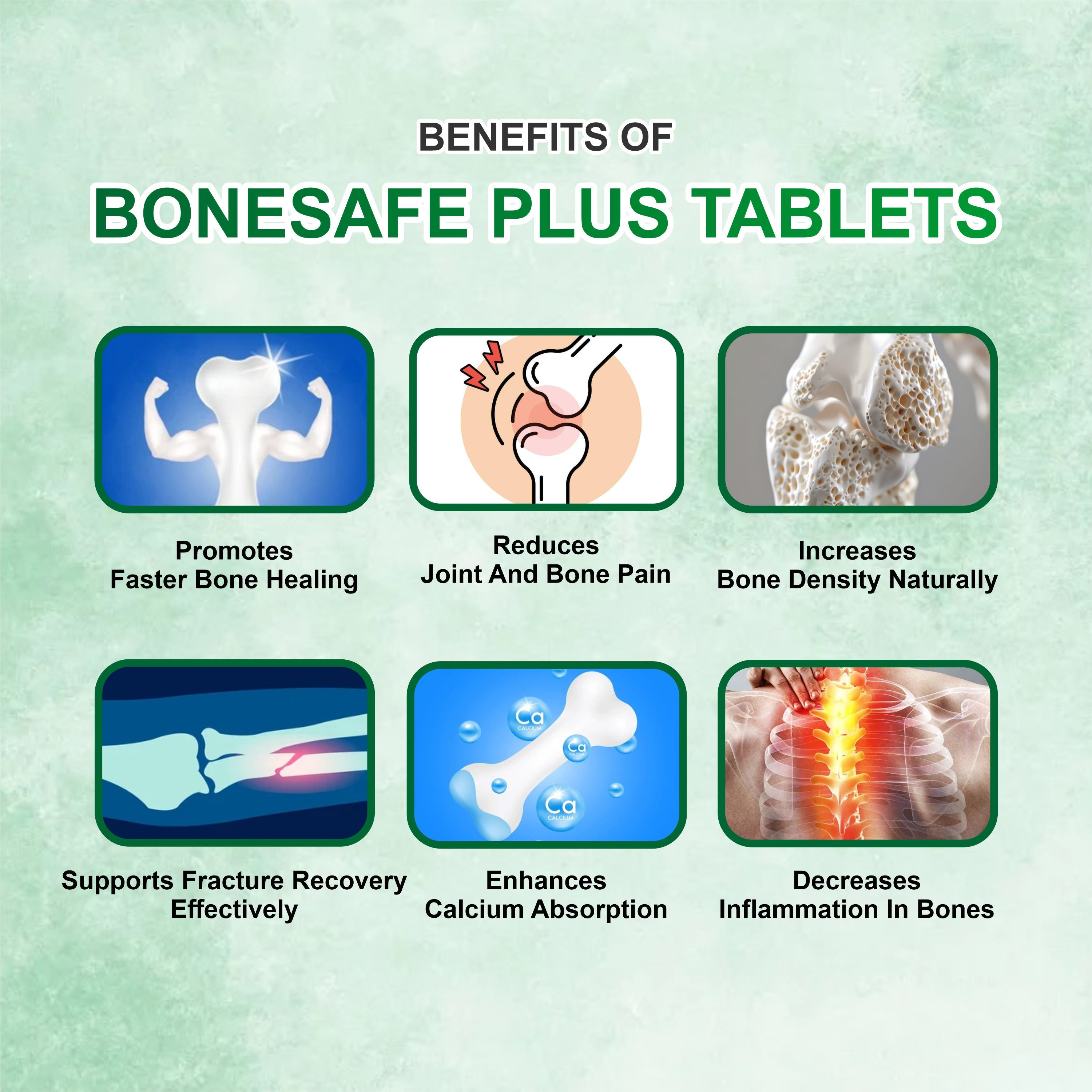 Marc Bonesafe Plus Tablet – Natural Ayurvedic Bone & Joint Support