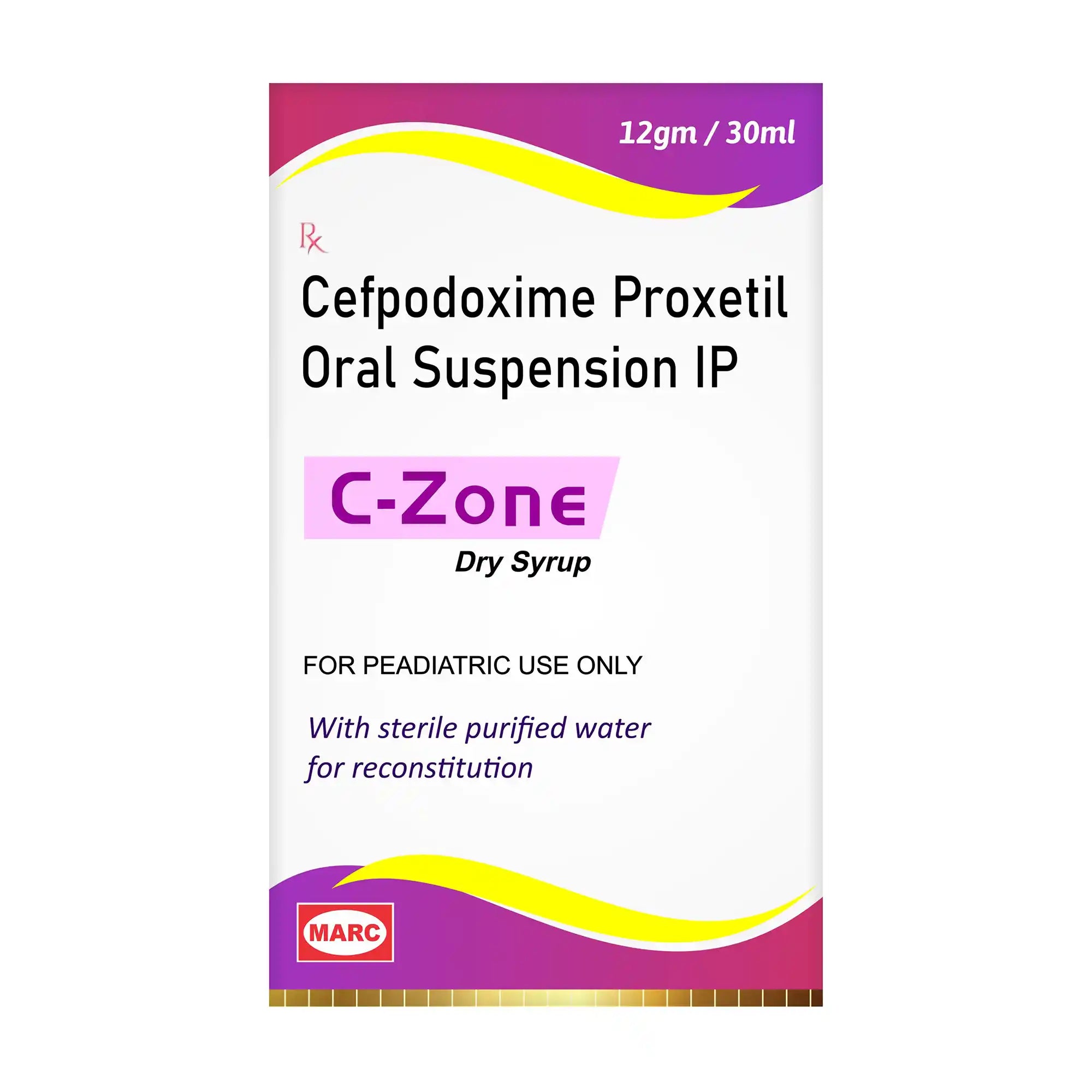 C Zone Dry Syrup – Gentle Pediatric Antibiotic for Kids’ Bacterial Infections (Pack of 6)