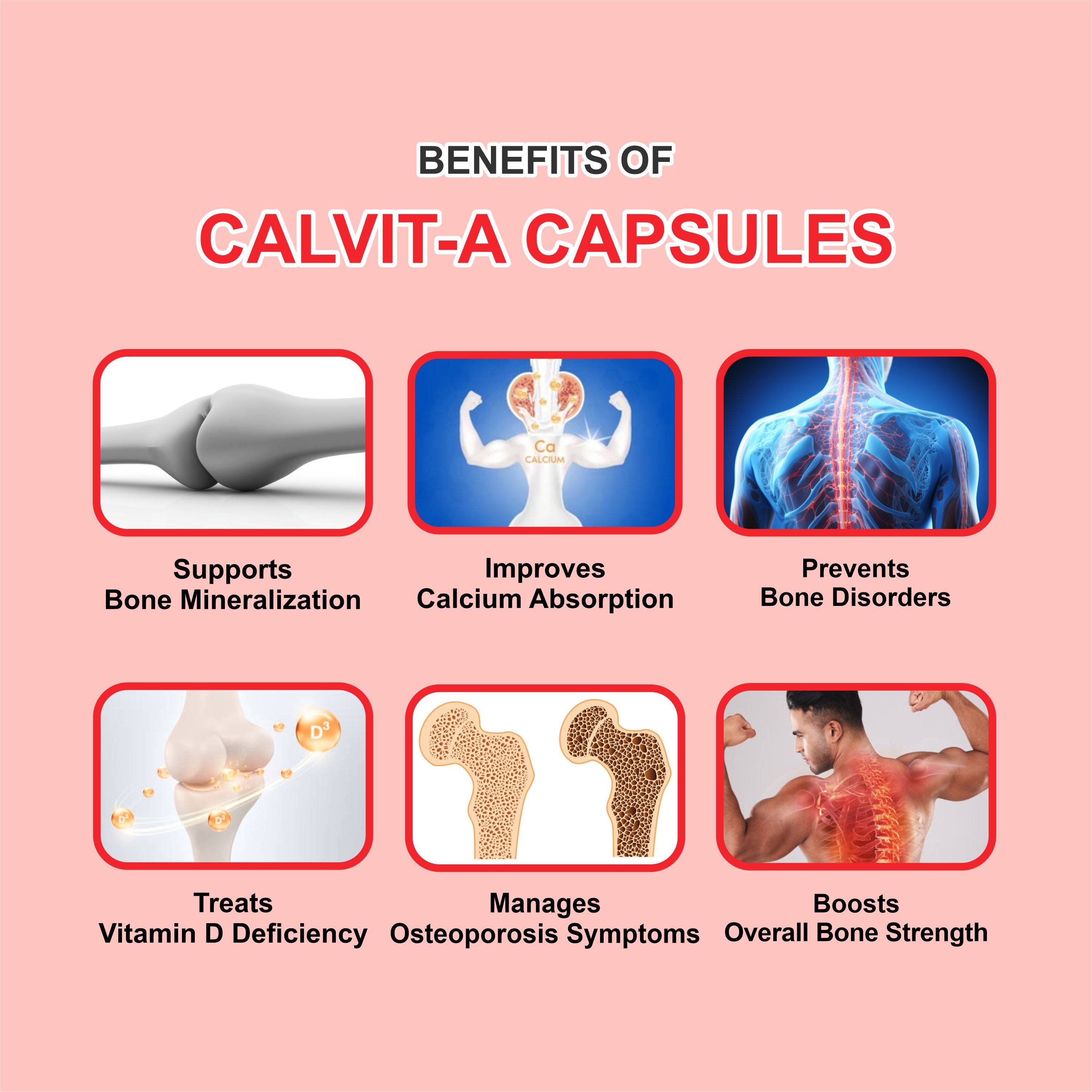 Calvit-A Softgel Capsules – Strong Bones & Optimal Calcium Absorption