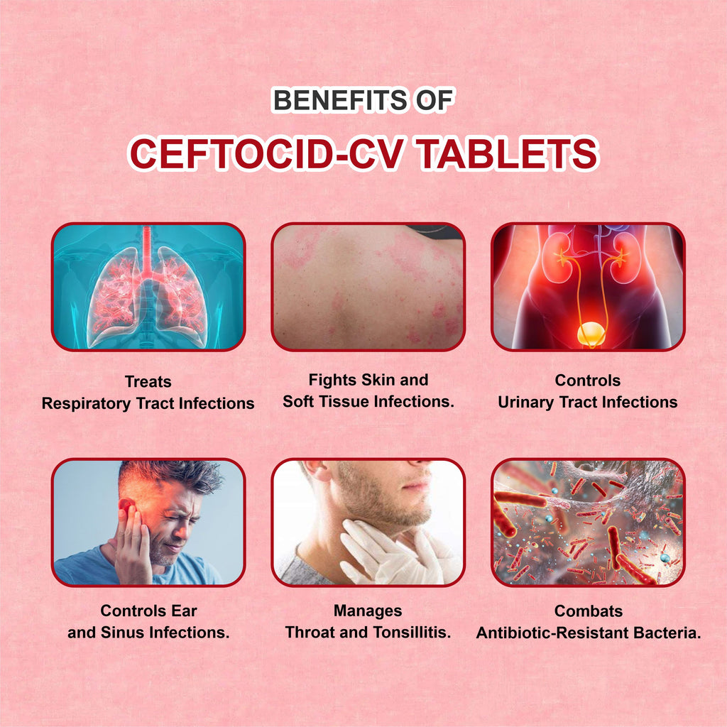 Ceftocid CV Tablets – Strong Protection Against Tough Infections(1Box)