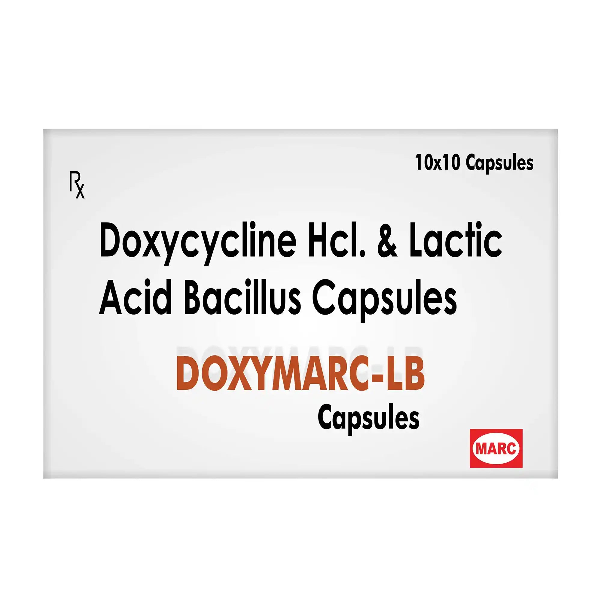Doxymarc LB Doxycycline & Lactobacillus Capsule – Antibiotic with Gut Protection