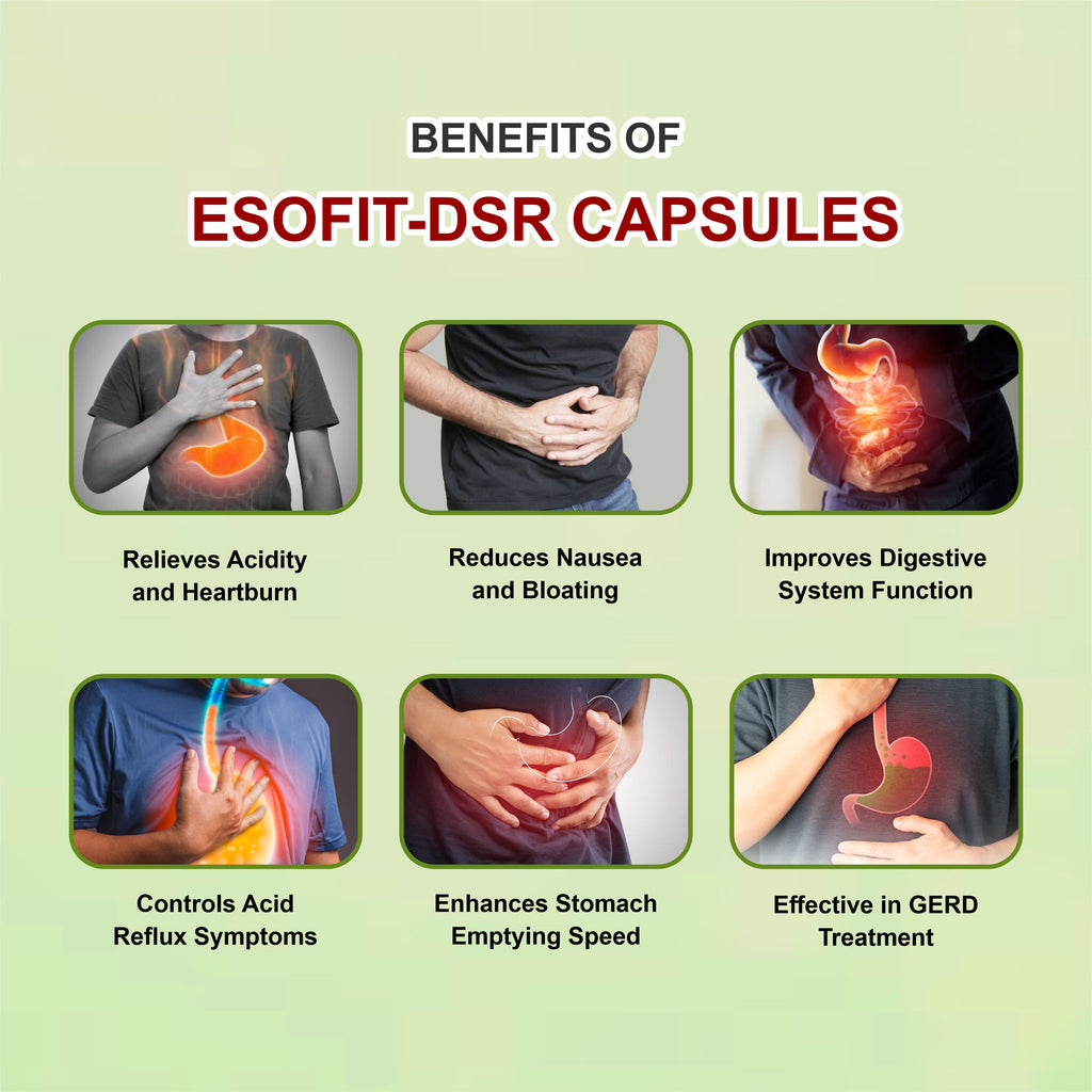 Marc Esofit DSR Capsules – Double Action Relief for Acidity & Gastrointestinal Discomfort