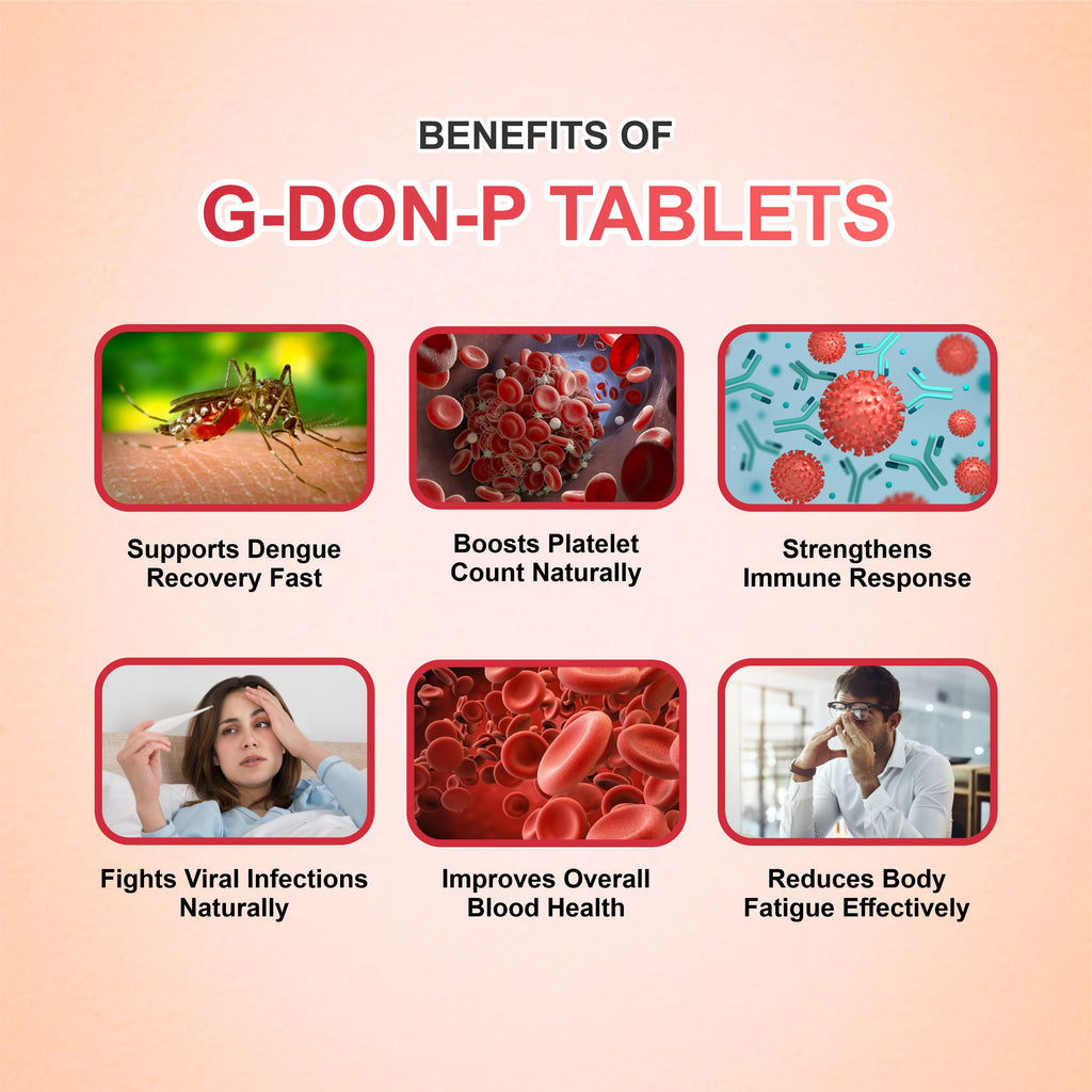 Marc G Don P Tablets – Natural Platelet Booster & Immunity Support