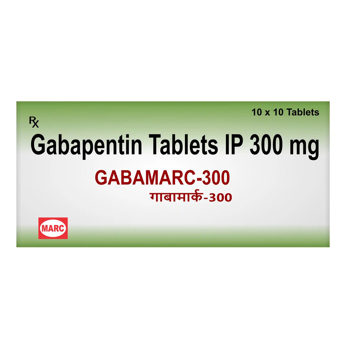 Gabamarc-300 Gabapentin 300mg Tablet – Nerve Pain, Epilepsy & Neuropathy Relief