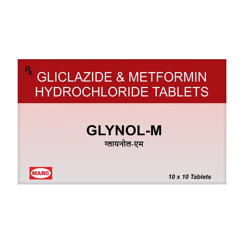 Glynol M Gliclazide & Metformin Tablet – Type 2 Diabetes Blood Sugar Control