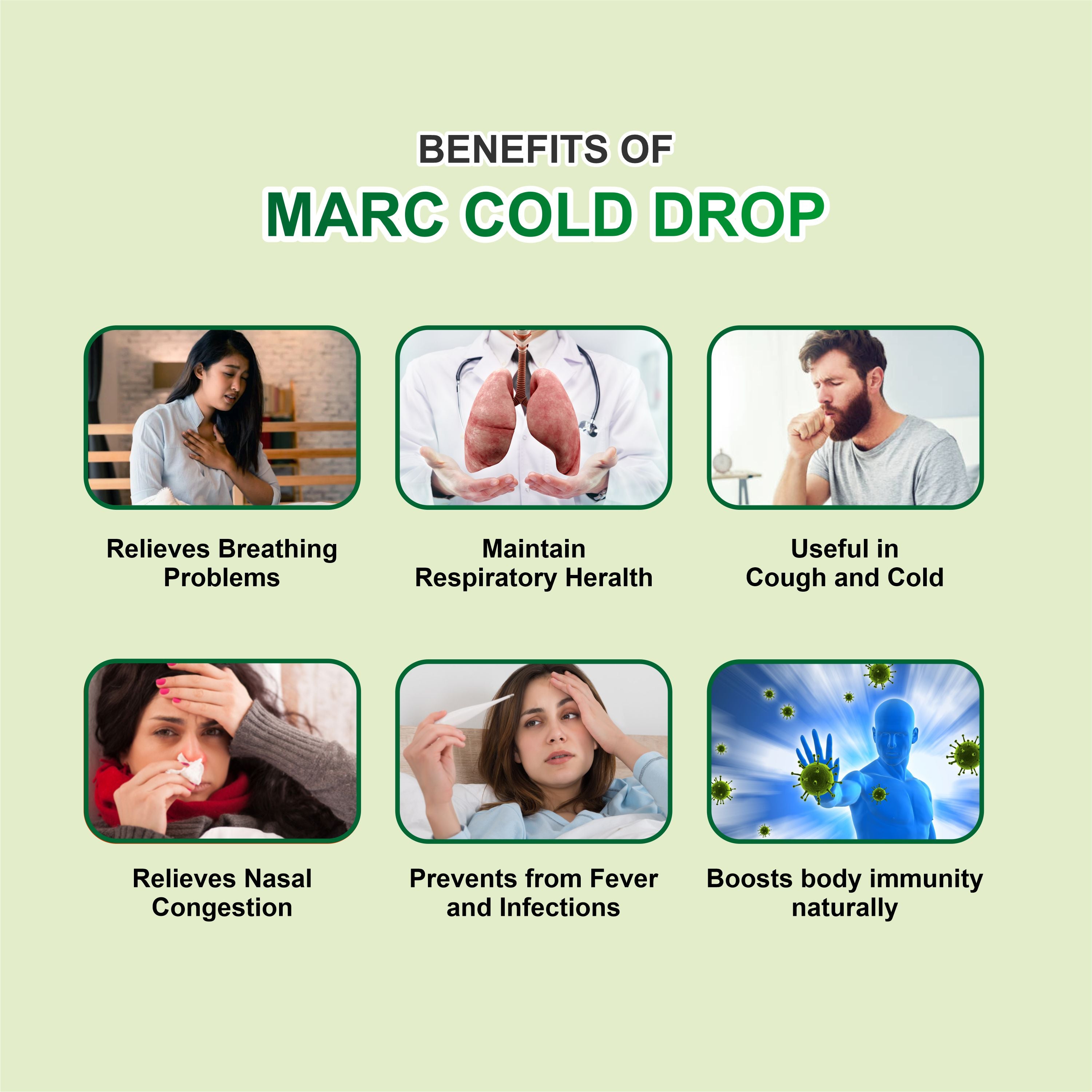Marc Cold Drop – Herbal Support for Cold, Cough, Throat & Immunity Booster