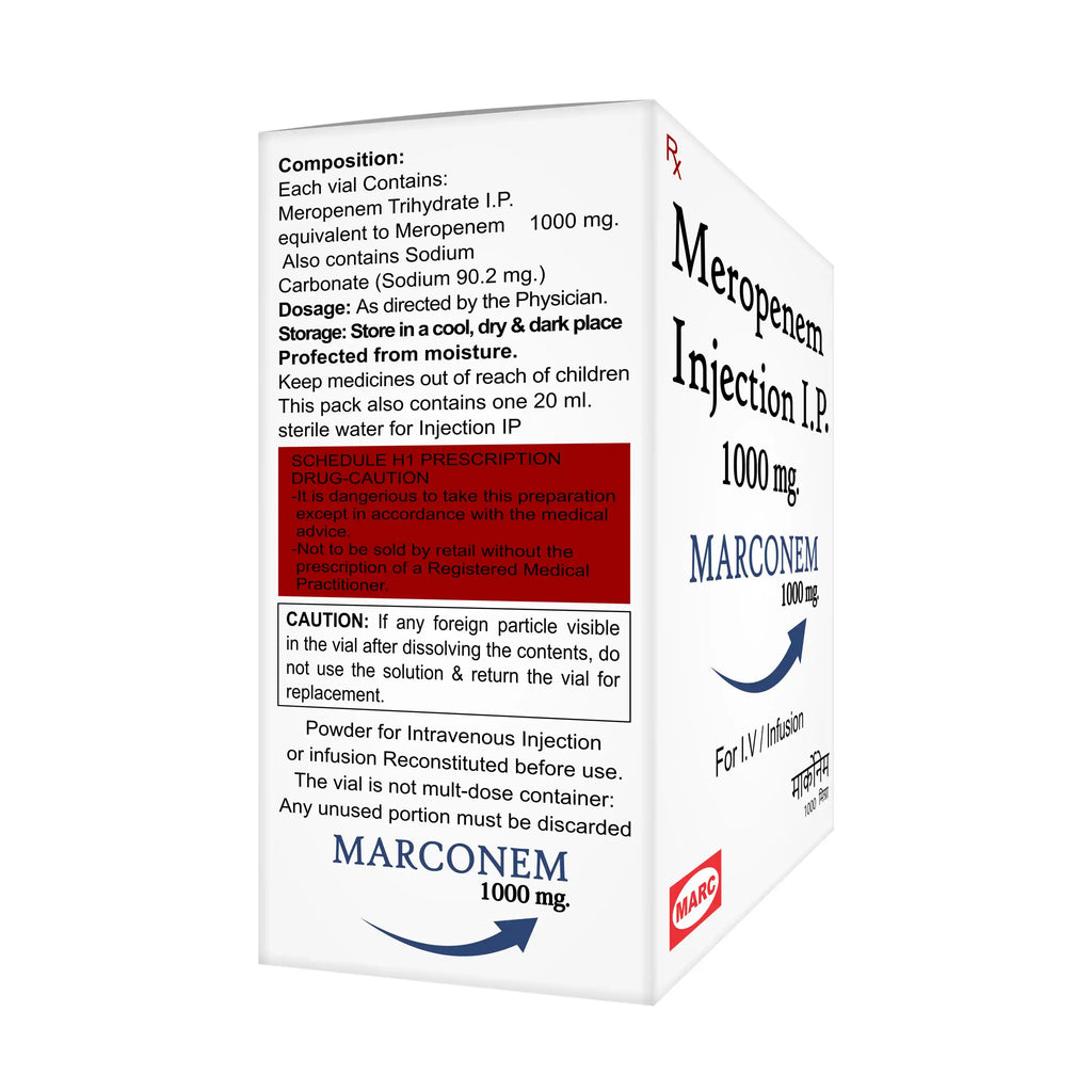 Marconem Meropenem Injection – Critical Care Carbapenem Antibiotic for Drug-Resistant Infections