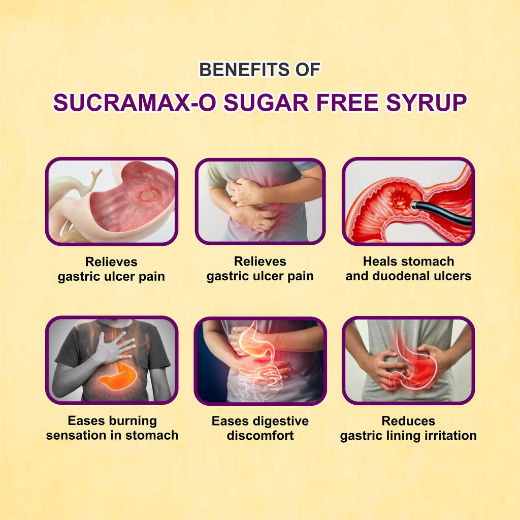 Sucramax-O Syrup – Acidity, Heartburn & Stomach Ulcer Relief Syrup