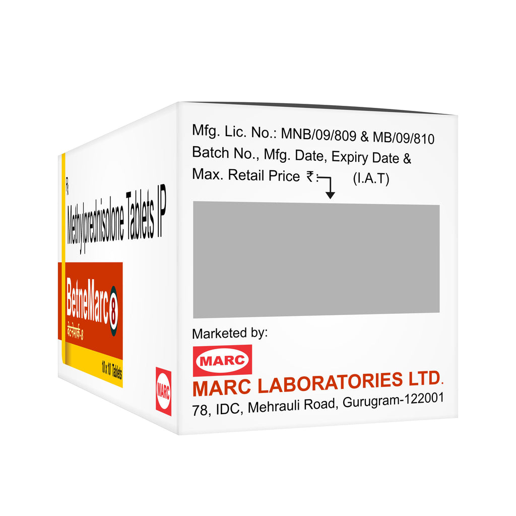 Betnemarc-8 Betamethasone 8mg Tablet – High-Dose Corticosteroid for Severe Inflammation