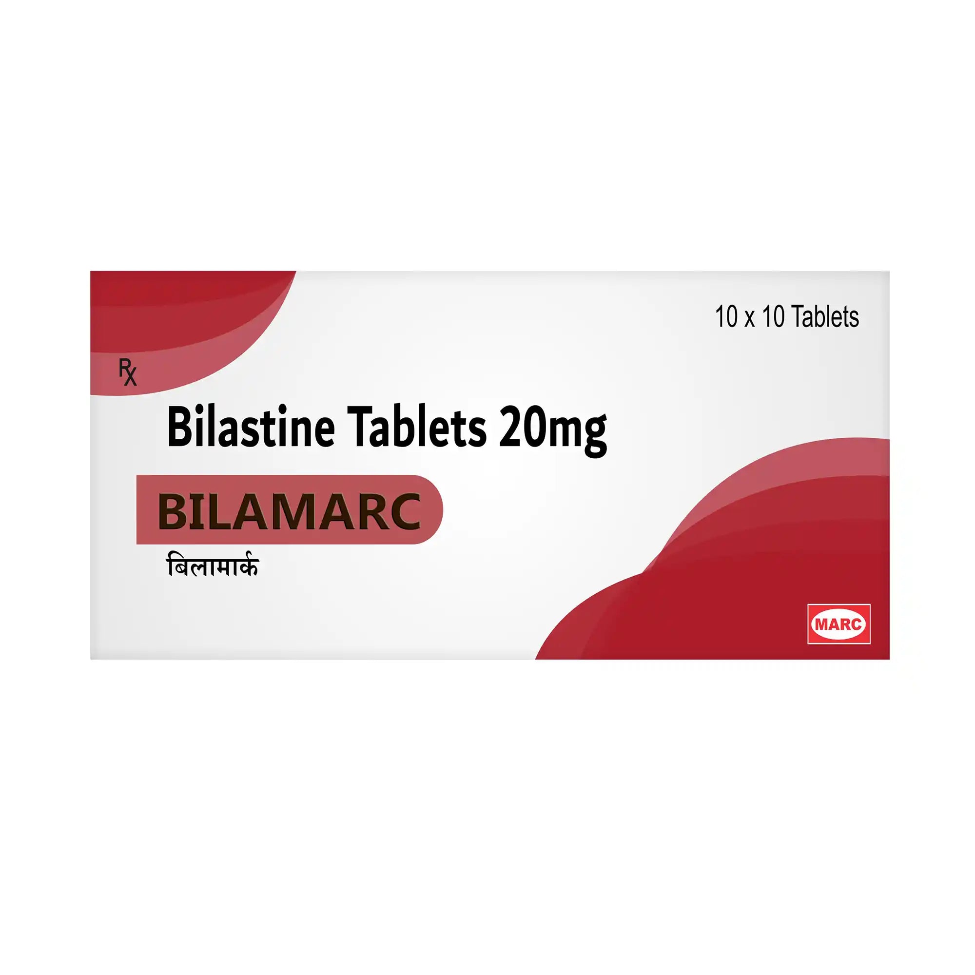 Bilamarc Bilastine Tablet – Non-Drowsy Antihistamine for Allergy, Rhinitis & Urticaria