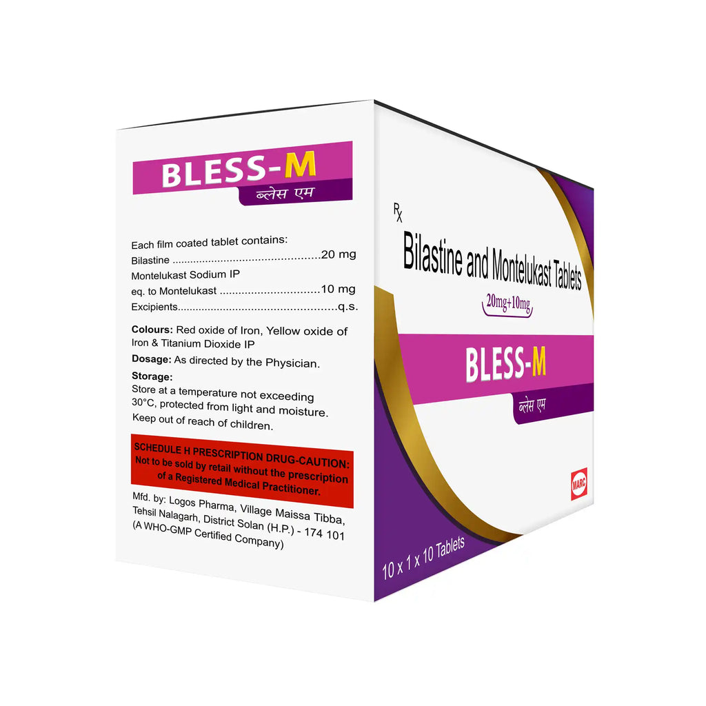 Bless-M Betahistine & Melatonin Tablet – Vertigo, Tinnitus & Sleep Disorder Relief