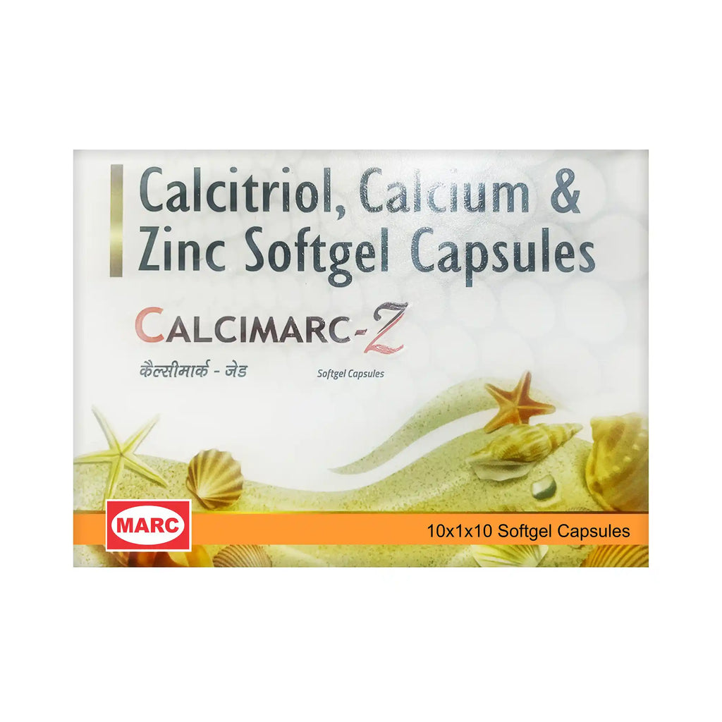 Calcimarc Z Calcium, Zinc & Vitamin D3 Tablet – Bone Strength, Immunity & Mineral Support