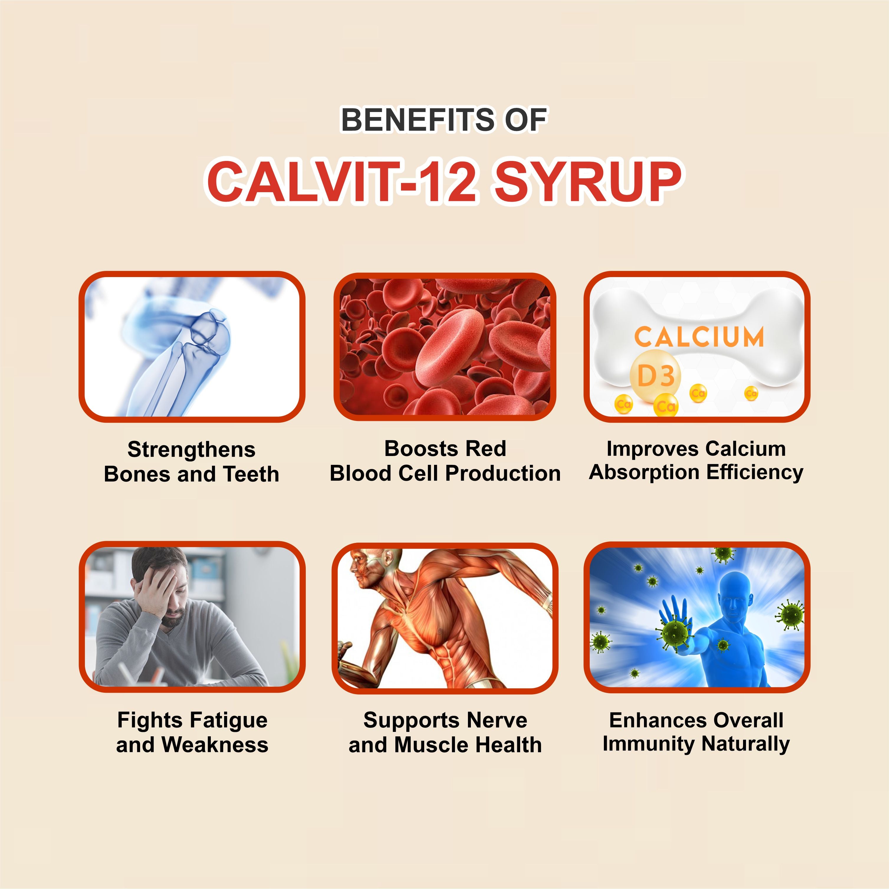 Calvit 12 Syrup 200ml – Boosting Immunity with a Powerful Blend of Essential Nutrients