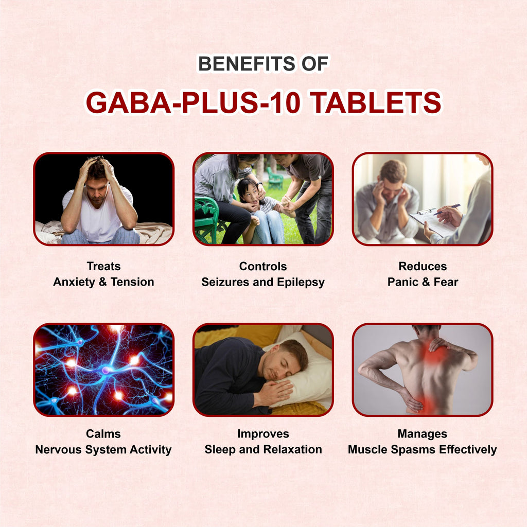 GABA Plus 10 Gabapentin 100mg & Nortriptyline 10mg Tablet – Nerve Pain & Neuropathy Relief