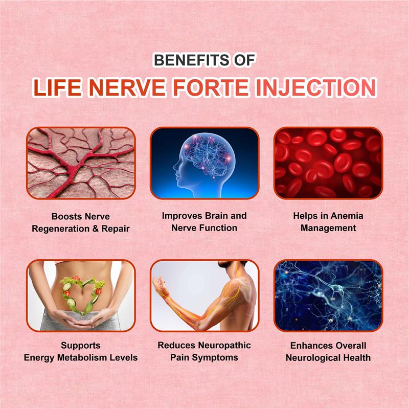 Life Nerve Forte Injection – Advanced Nerve Regeneration & B-Vitamin Support