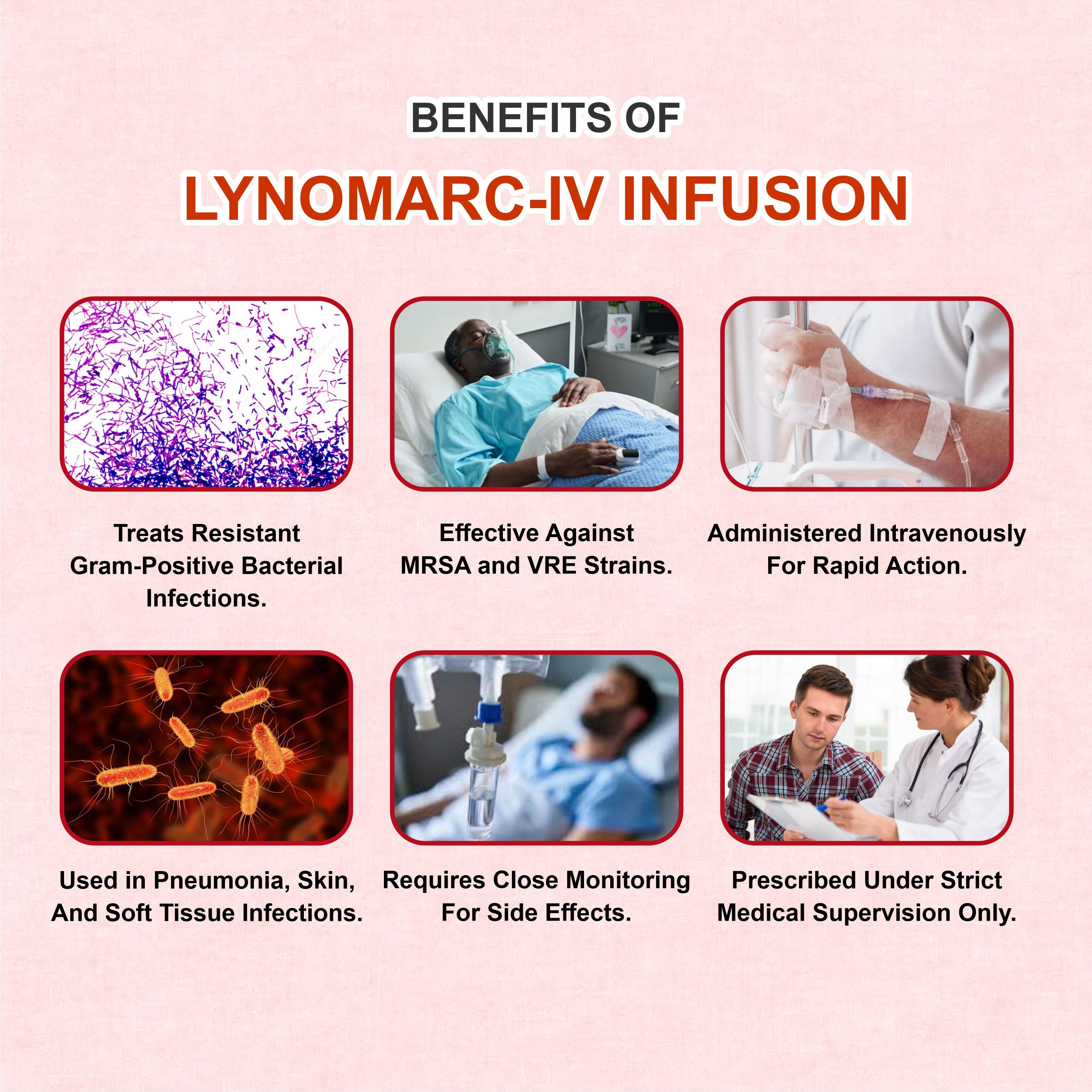 Lynomarc IV Infusion – Powerful Antibiotic for Resistant Infections