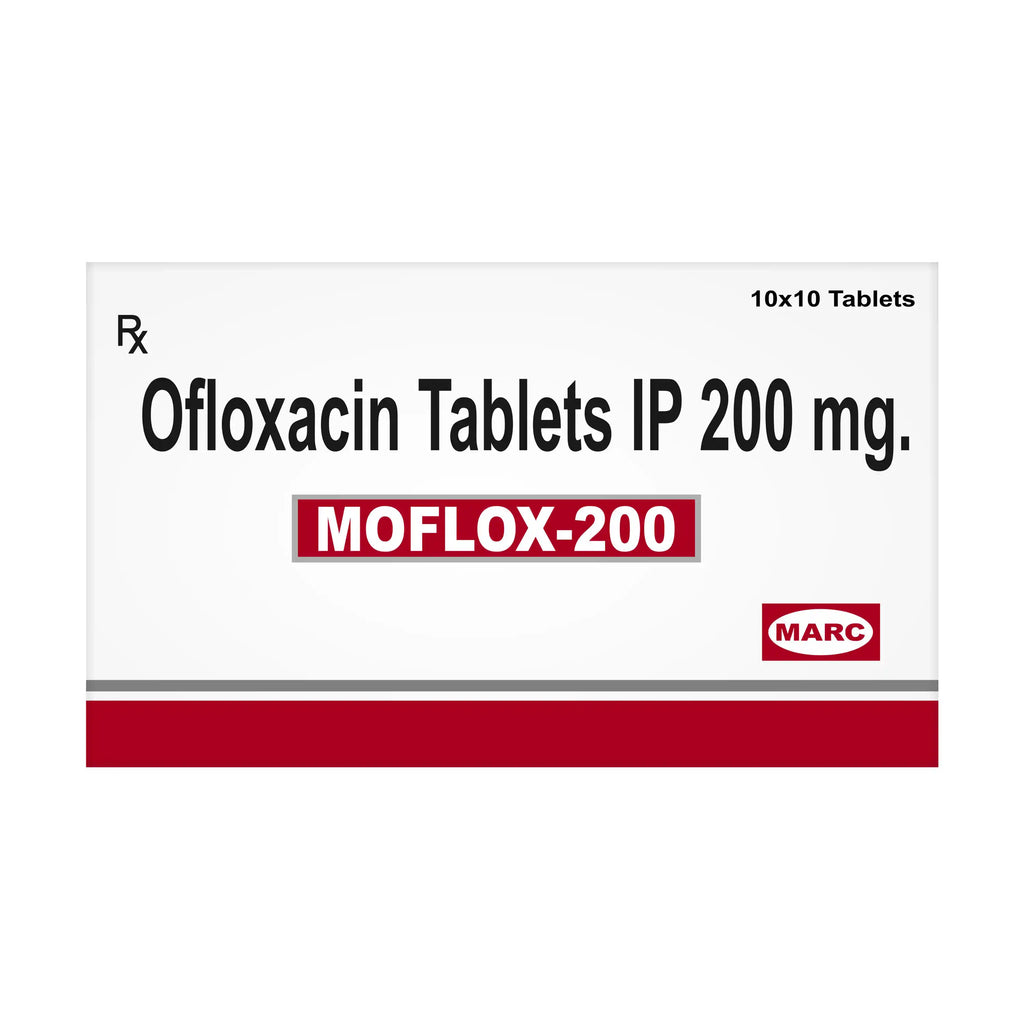 Moflox-200 Moxifloxacin 200mg Tablet – Mild Respiratory & Skin Bacterial Infection Treatment