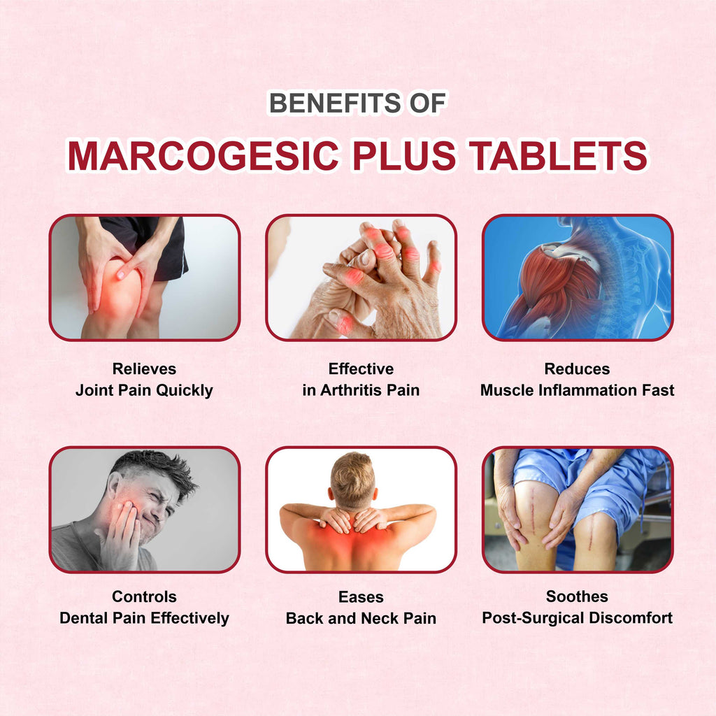 Marcogesic Plus Tablets – Fast Relief from Joint, Muscle & Arthritic Pain