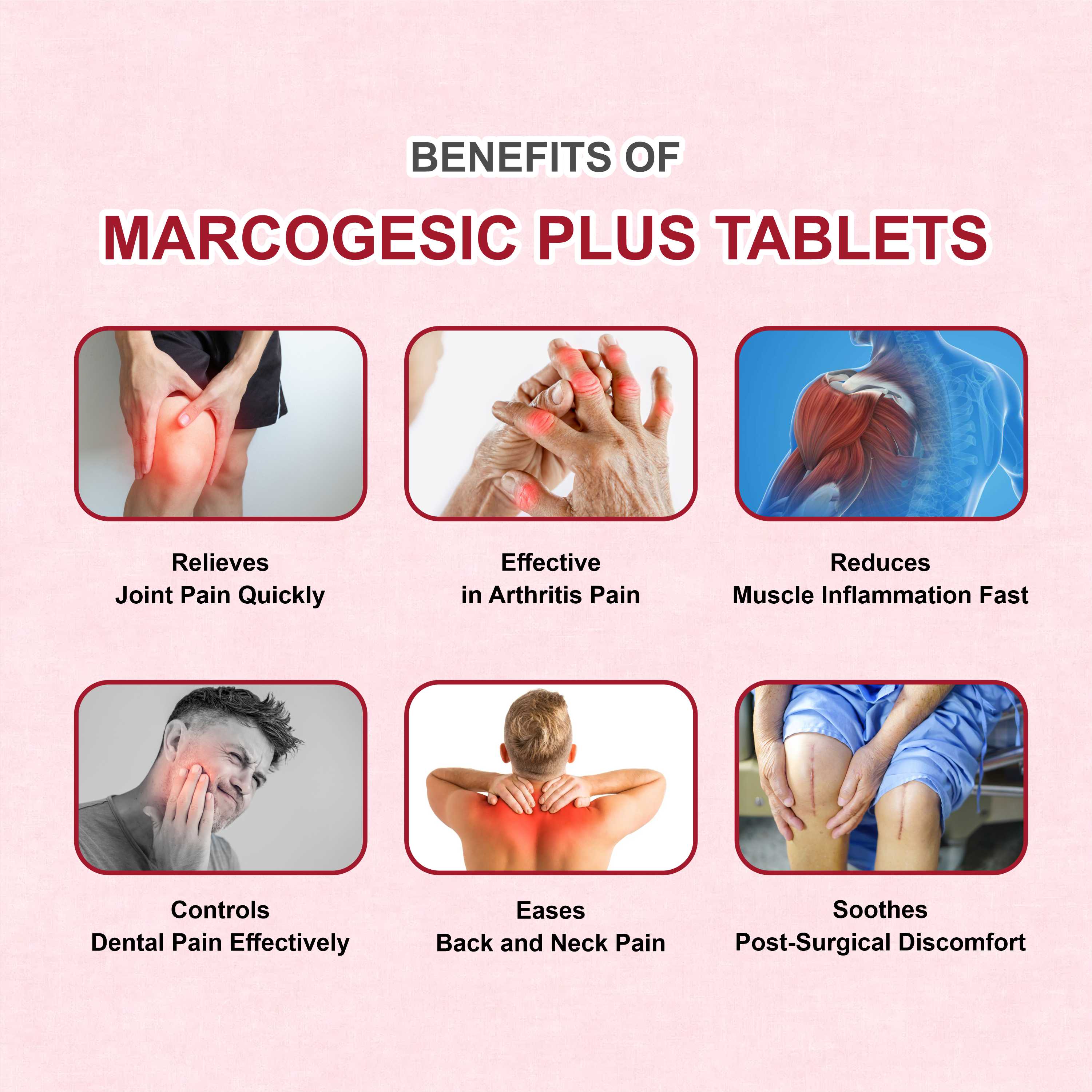 Marcogesic Plus Tablets – Fast Relief from Joint, Muscle & Arthritic Pain