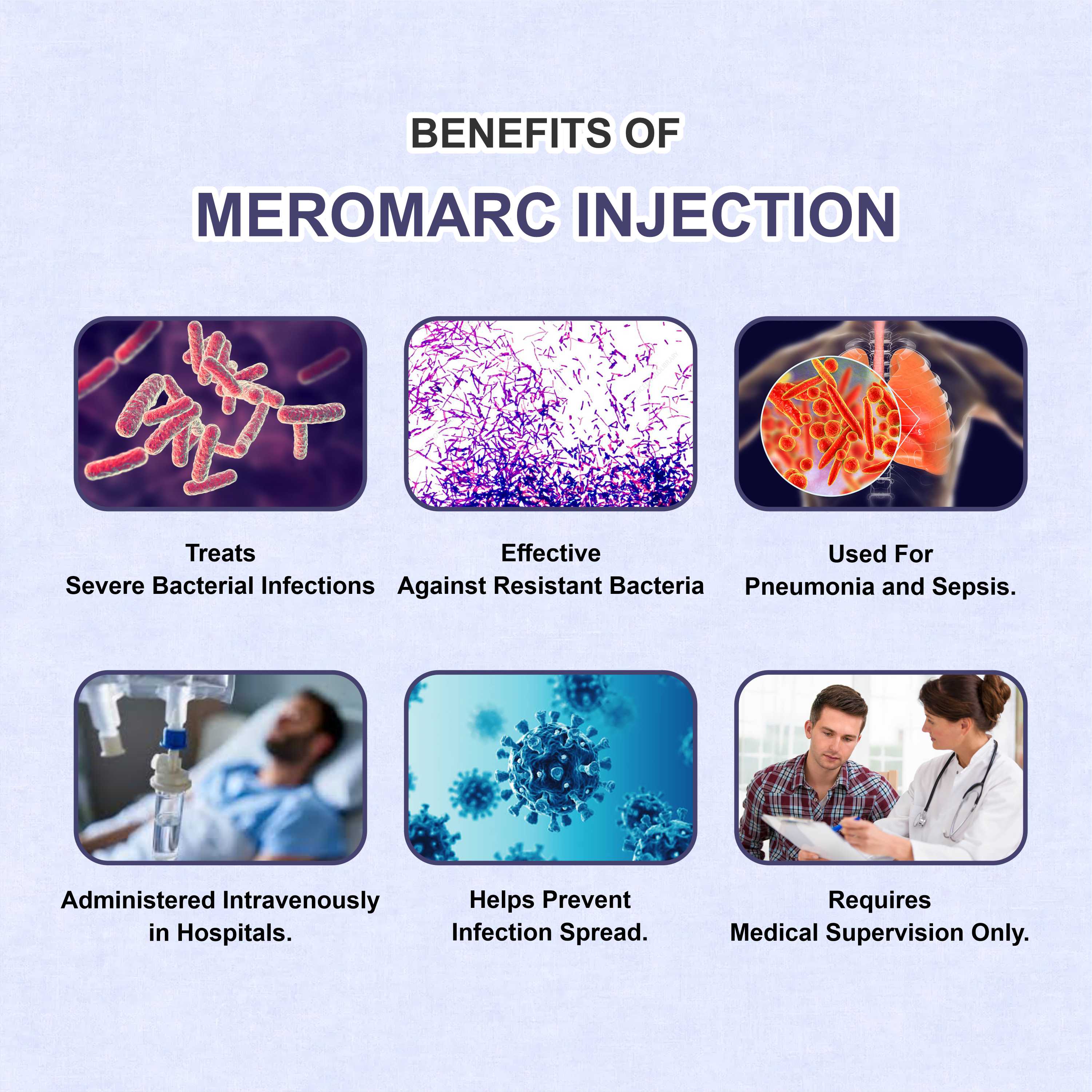 Meromarc Meropenem Injection – ICU-Grade Carbapenem Antibiotic for Drug-Resistant Infections