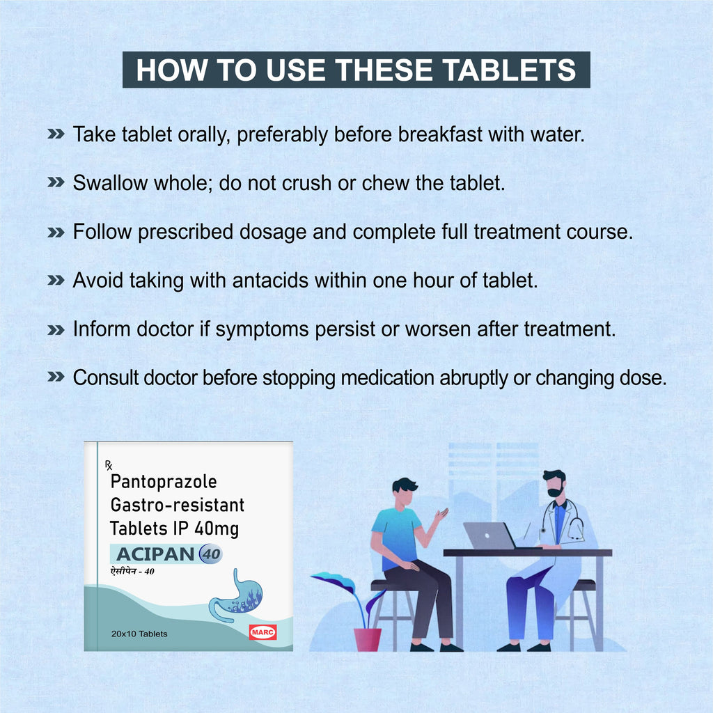 Marc Acipan 40 Tablets – Say Goodbye to Acidity & Acid Reflux