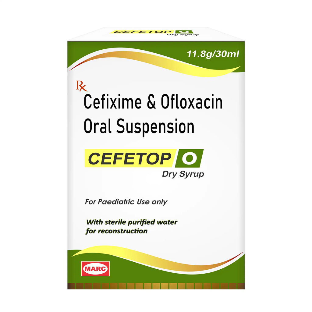 Ceftocid-O Dry Syrup Cefpodoxime & Ofloxacin – Pediatric Antibiotic for Ear, Throat & UTI Infections