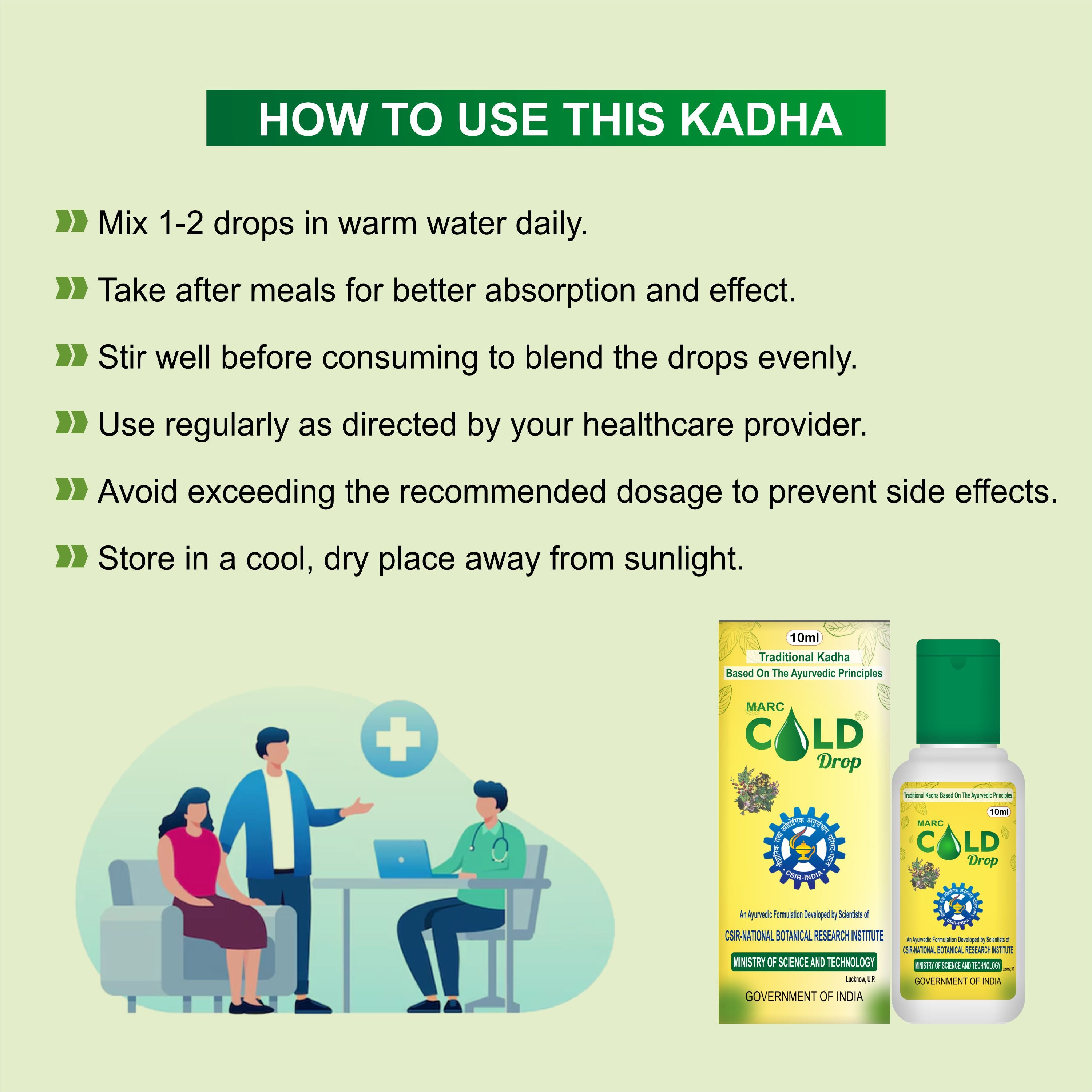 Marc Cold Drop – Herbal Support for Cold, Cough, Throat & Immunity Booster