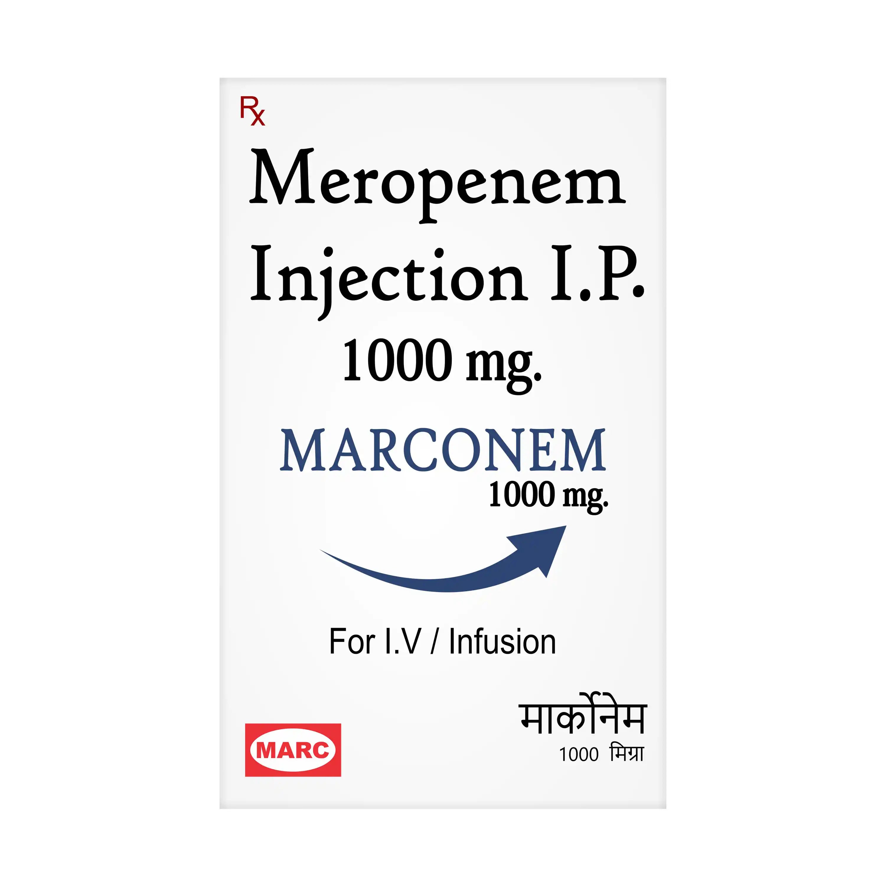 Marconem Meropenem Injection – Critical Care Carbapenem Antibiotic for Drug-Resistant Infections