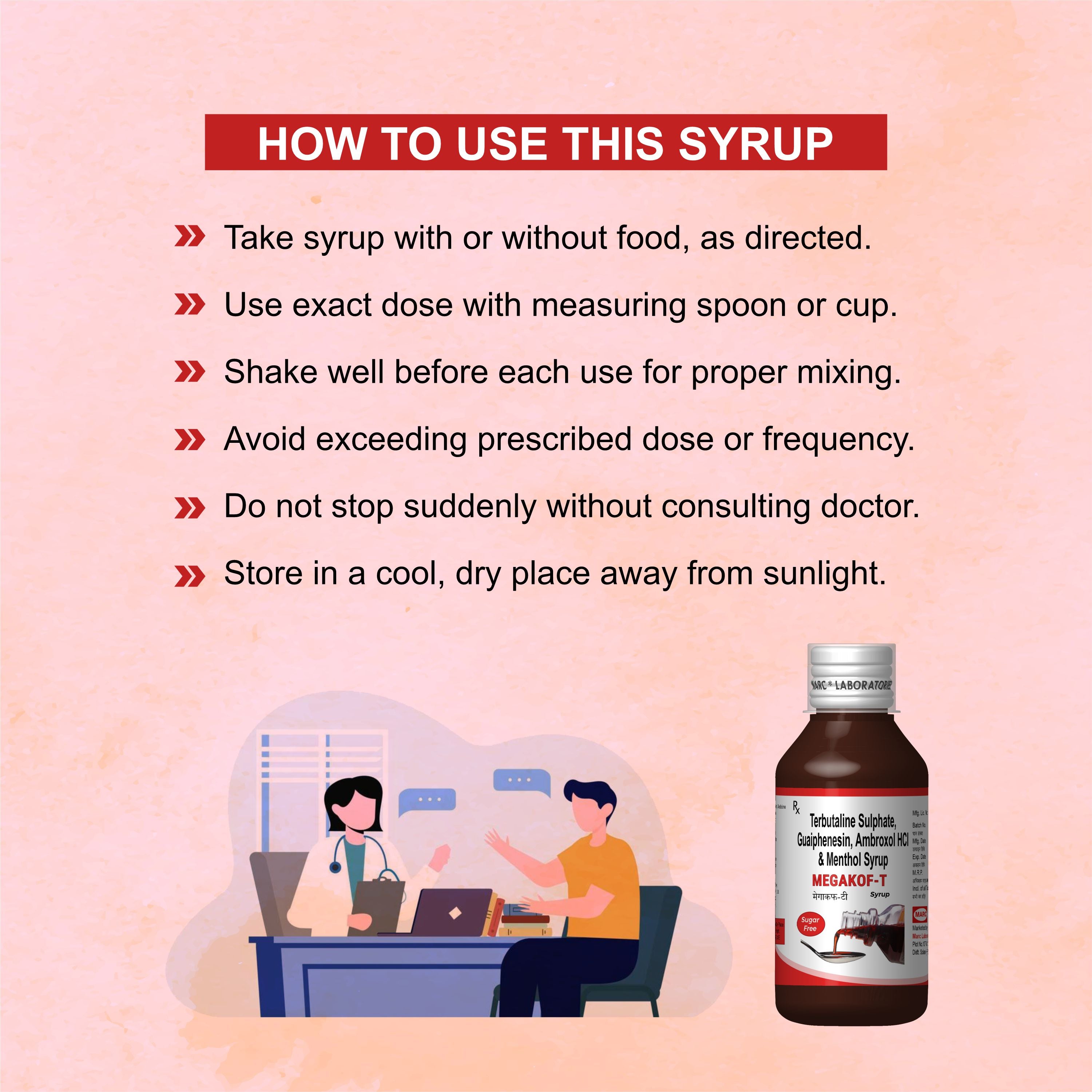 Megakof-T Productive Cough & Respiratory Relief Syrup – Phlegm, Sore Throat & Bronchial Relief