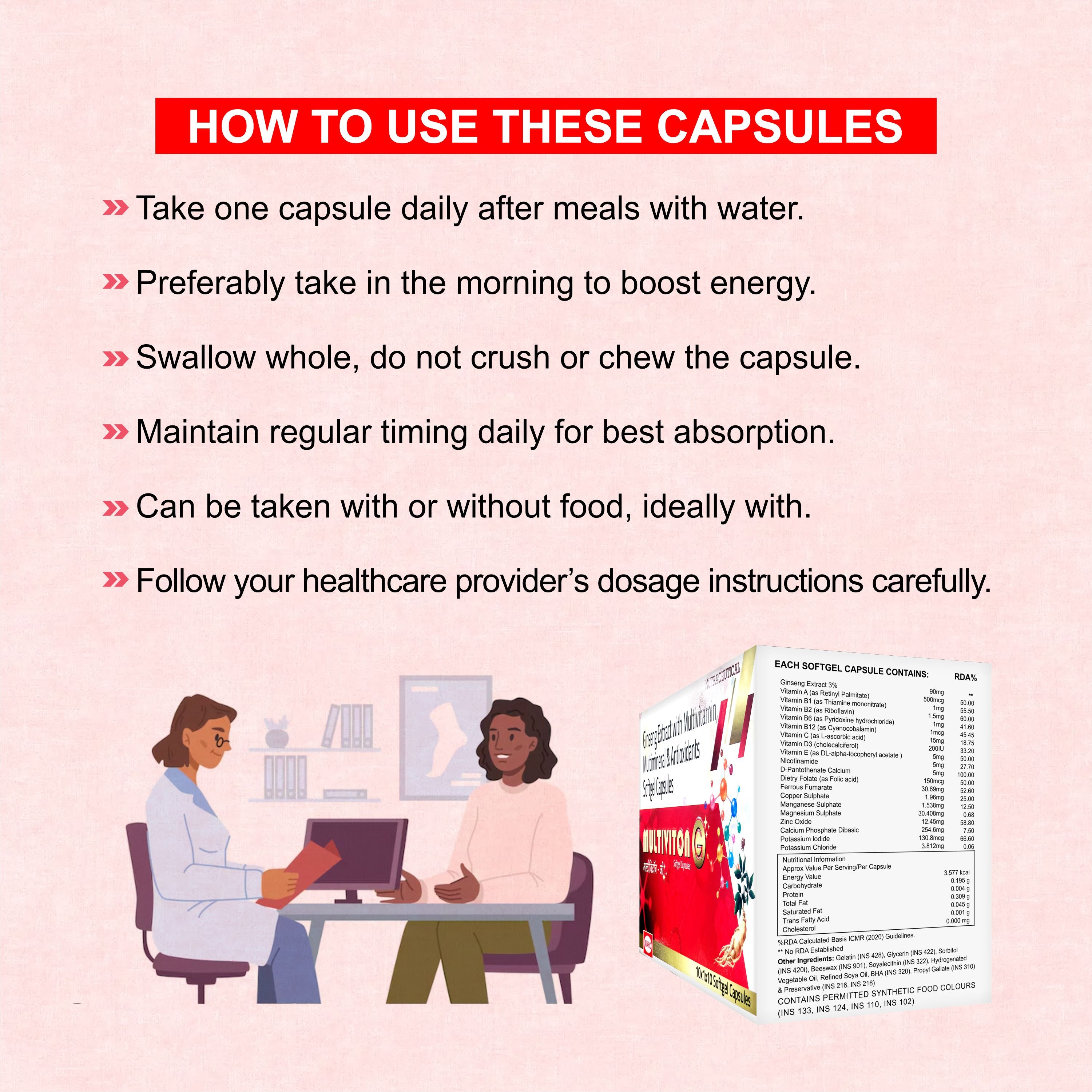 Marc Multiviton G Tablets – Retake Your Vitality with Every Dose
