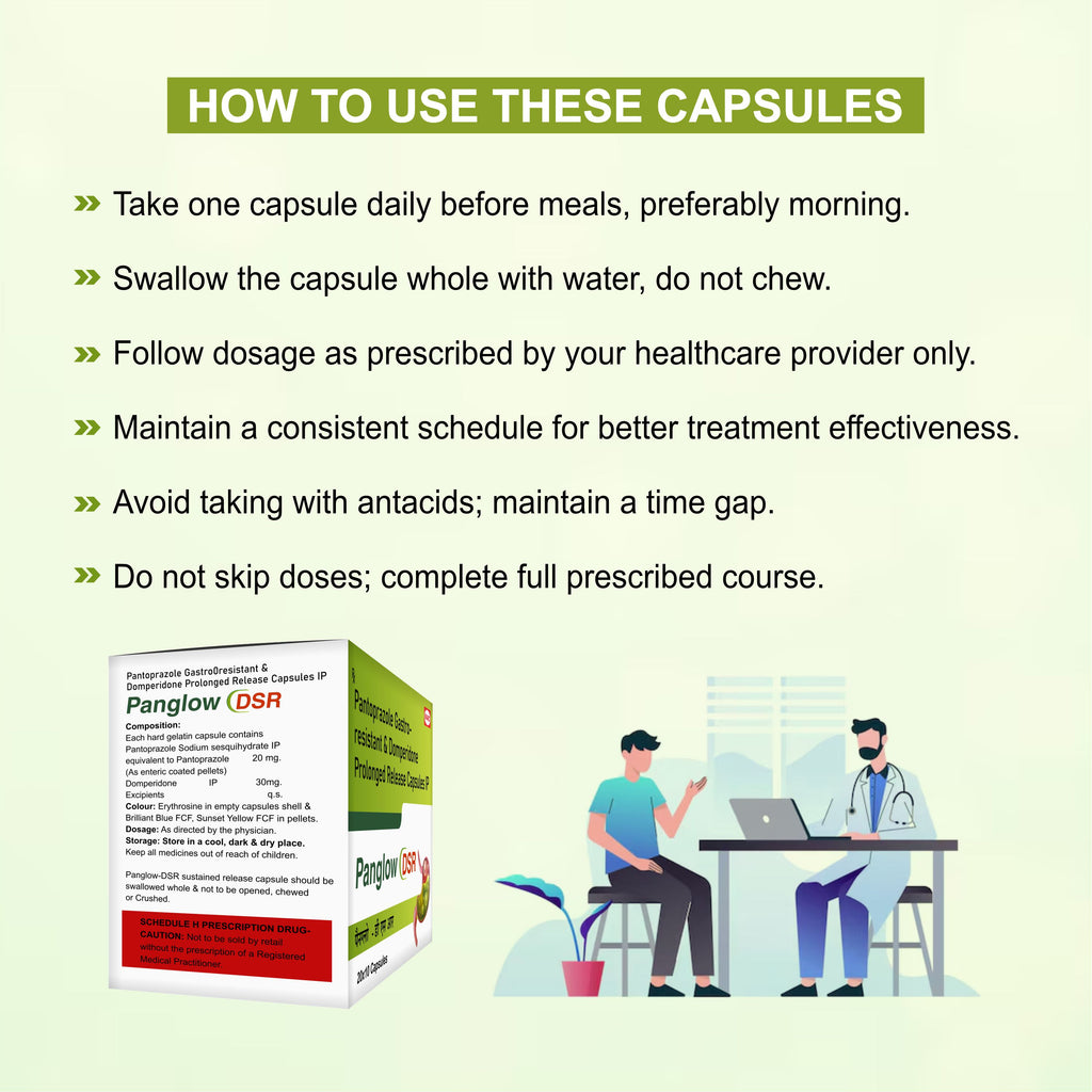 Marc Panglow DSR Capsules – Fast & Long-Lasting Relief from Acidity, GERD & Indigestion
