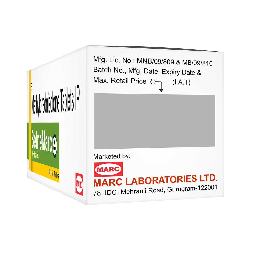 Betnemarc-4 Betamethasone 4mg Tablet – Severe Allergy, Inflammation & Skin Condition