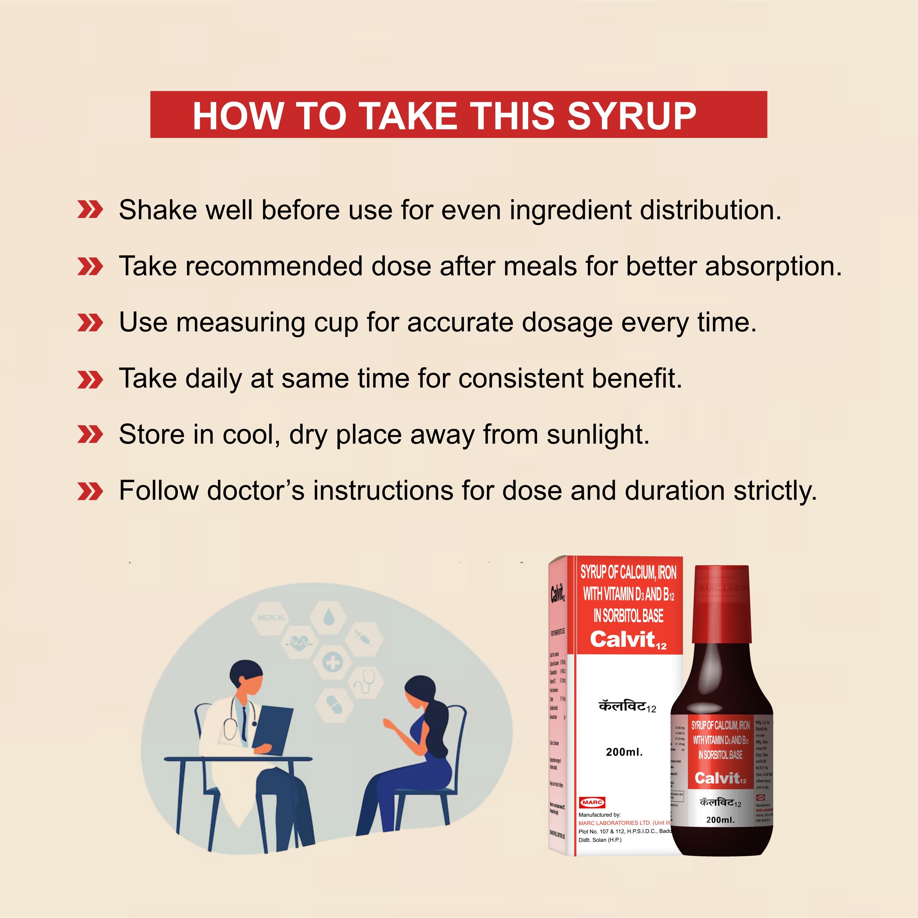 Calvit 12 Syrup 200ml – Boosting Immunity with a Powerful Blend of Essential Nutrients