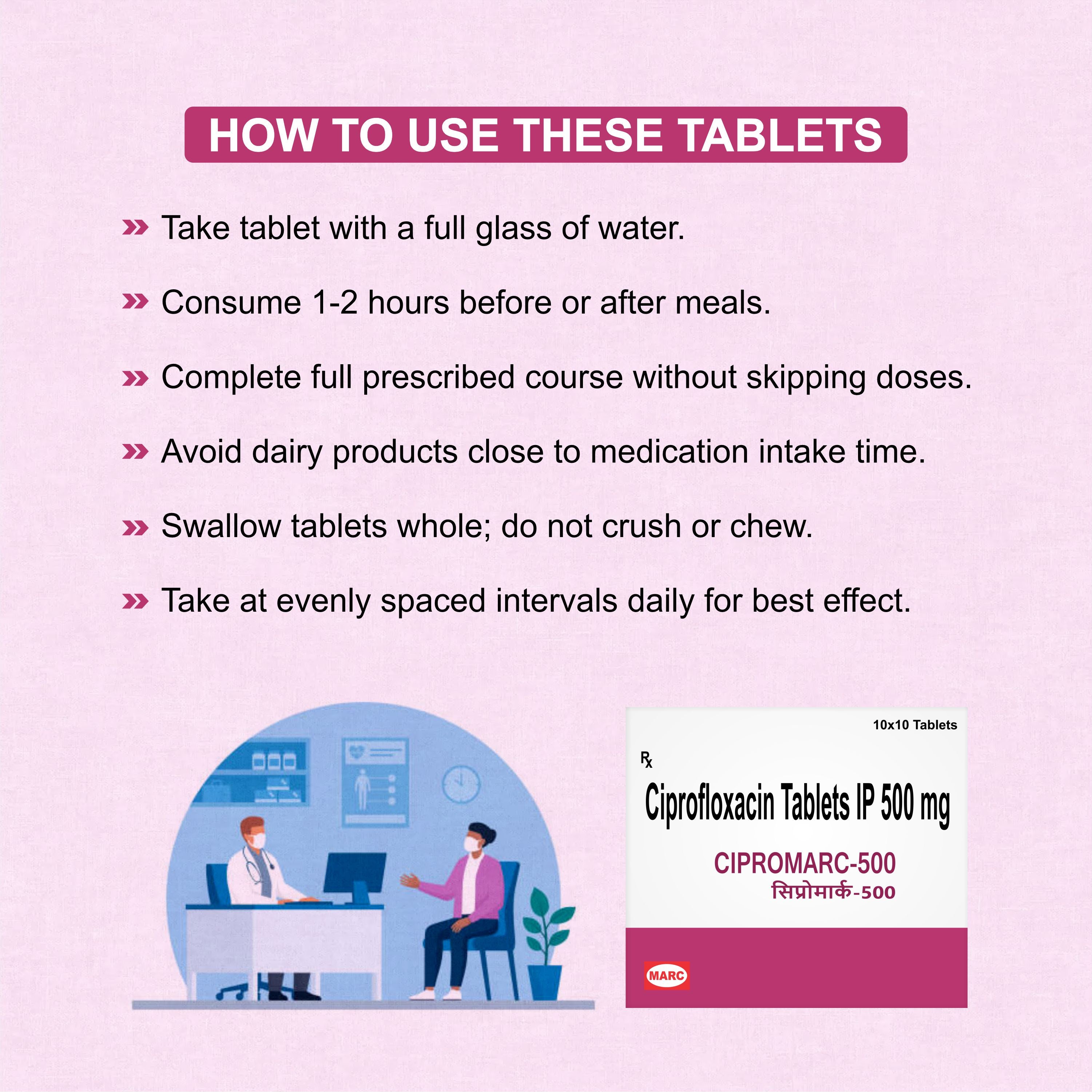 Cipromarc 500mg – Trusted Antibiotic for Fast Bacterial Infection Relief