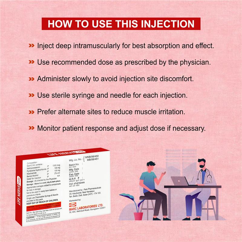 Life Nerve Forte Injection – Advanced Nerve Regeneration & B-Vitamin Support