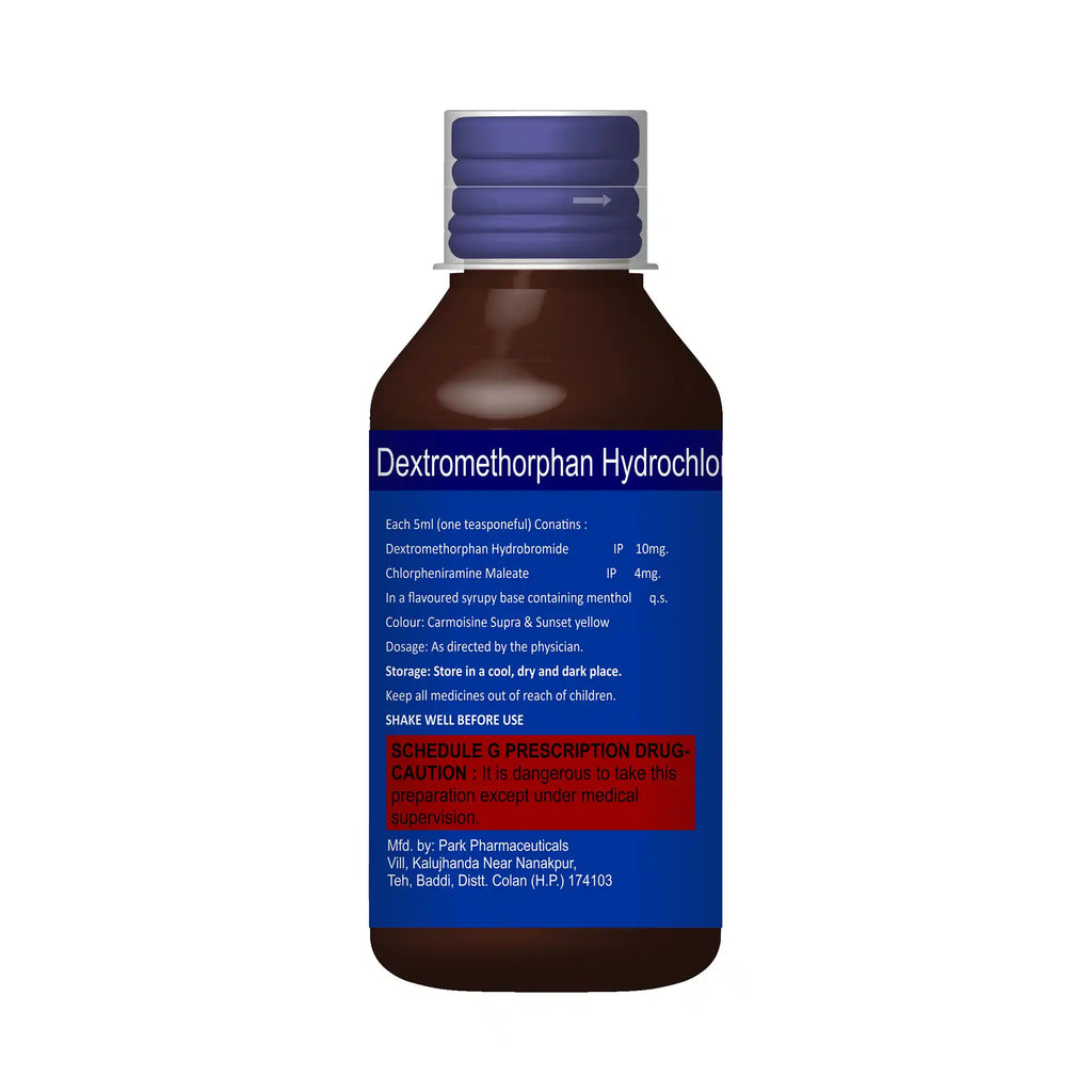 Markof DX Dextromethorphan & Chlorphenamine Syrup – Dry Cough, Cold & Allergy Relief
