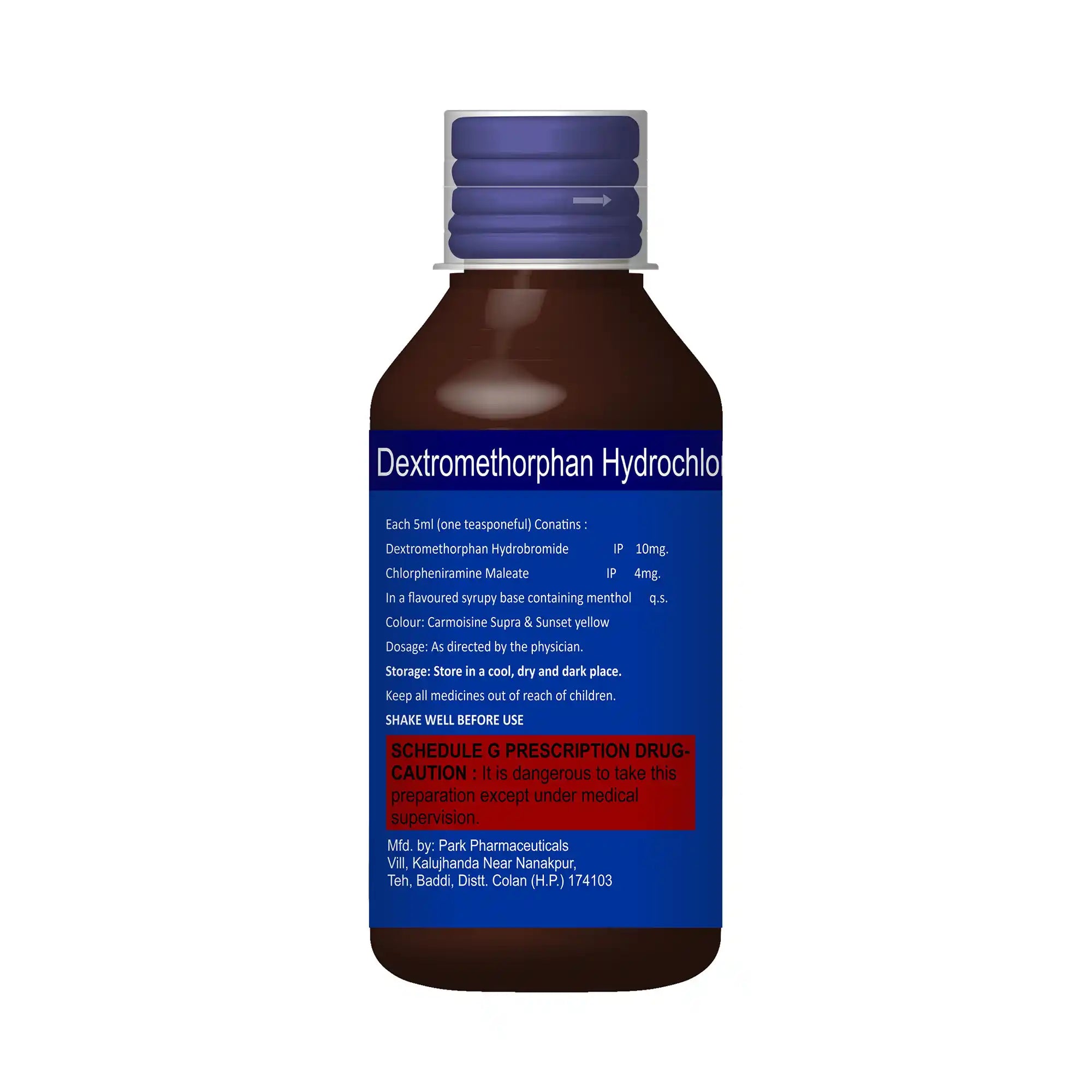 Markof DX Dextromethorphan & Chlorphenamine Syrup – Dry Cough, Cold & Allergy Relief