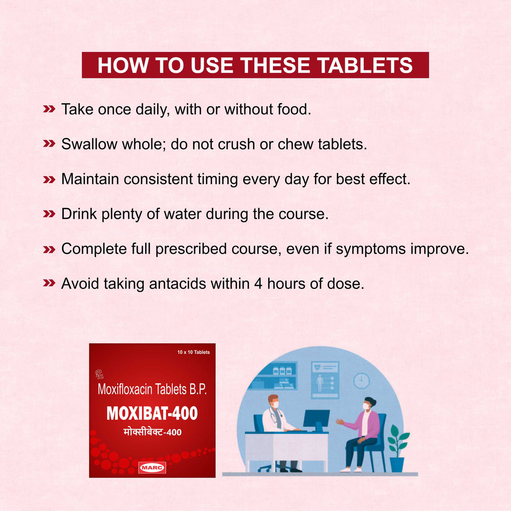 Moxibat 400 Tablet – Powerful Protection Against Bacterial Infections