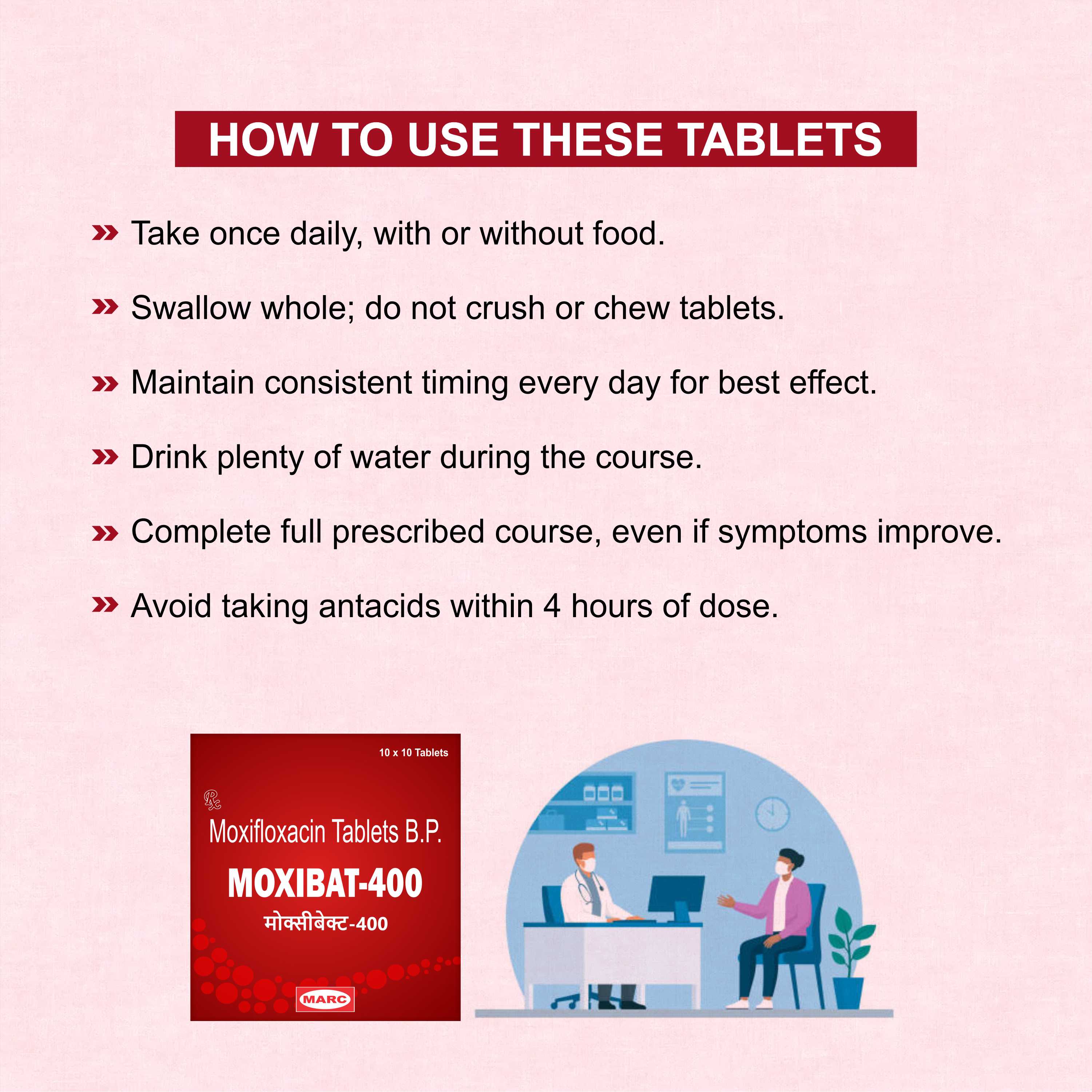 Moxibat 400 Tablet – Powerful Protection Against Bacterial Infections