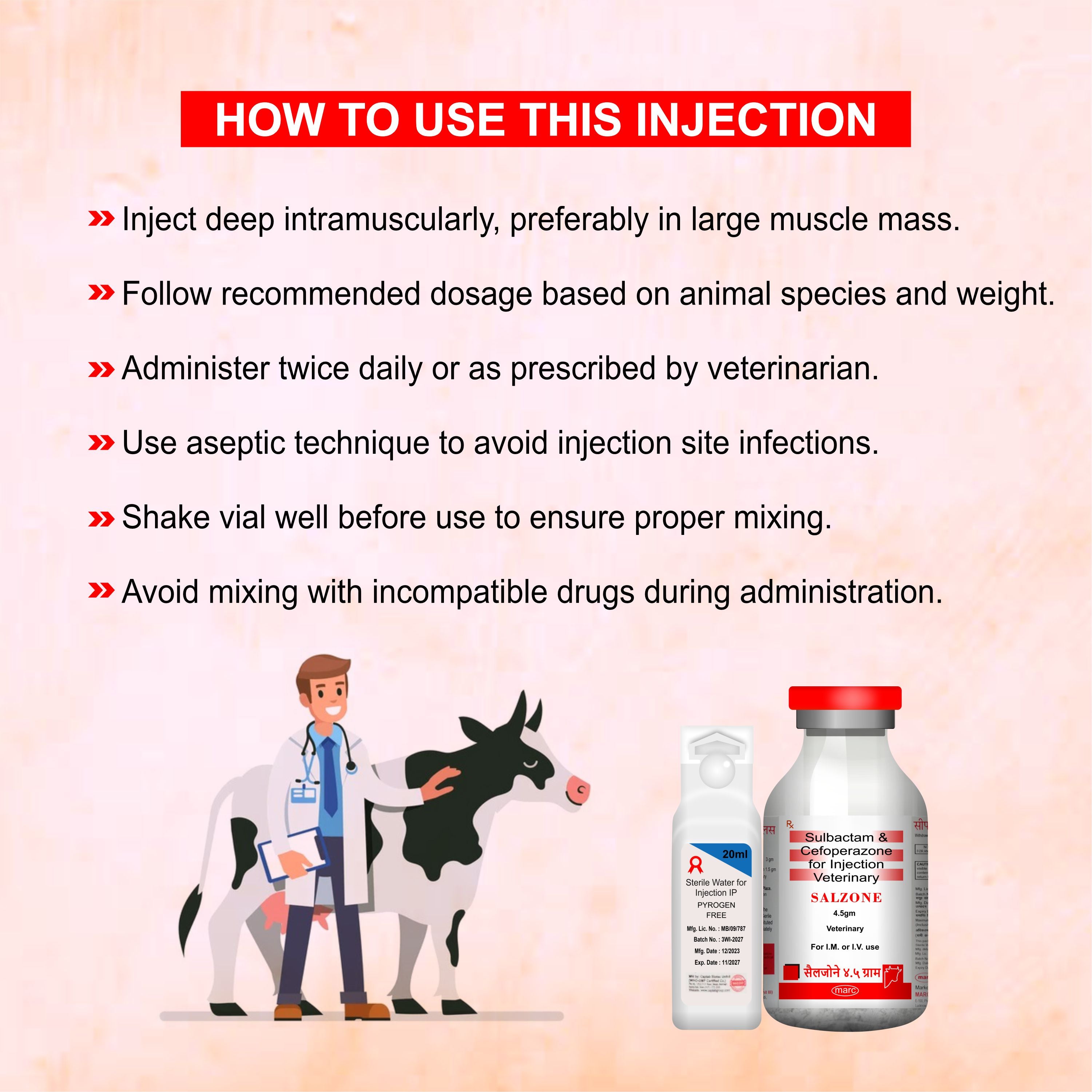 Salzone Injection 4.5GM – Cefoperazone + Sulbactam Injectable Antibiotic