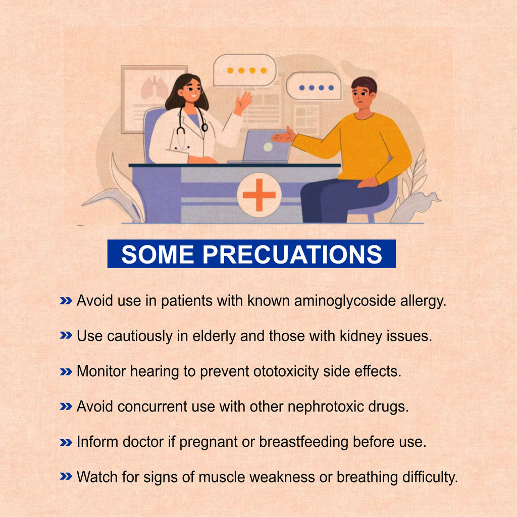 Biocin Injection 500mg – Aminoglycoside Antibiotic for Serious Bacterial Infections